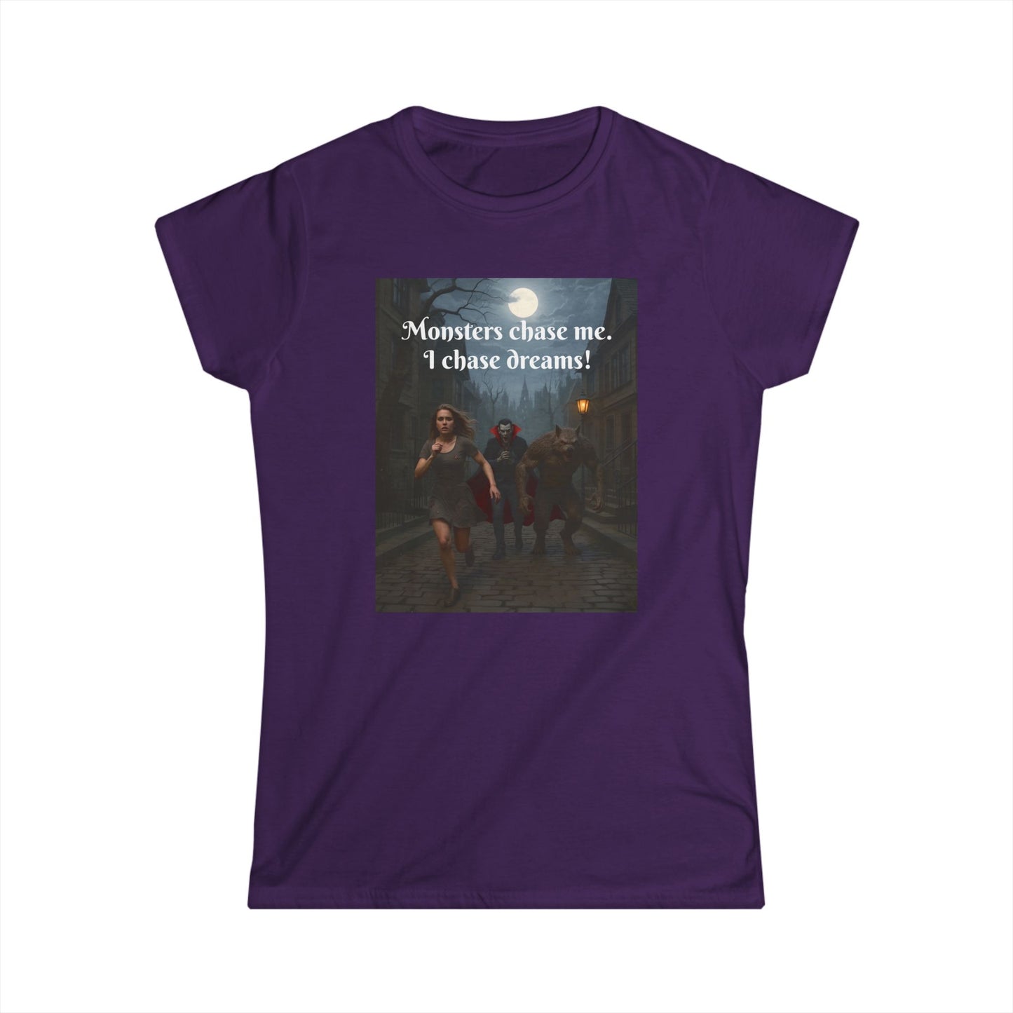 Customizable Woman Cotton Softstyle Halloween T-Shirt - Unique Halloween Apparel..