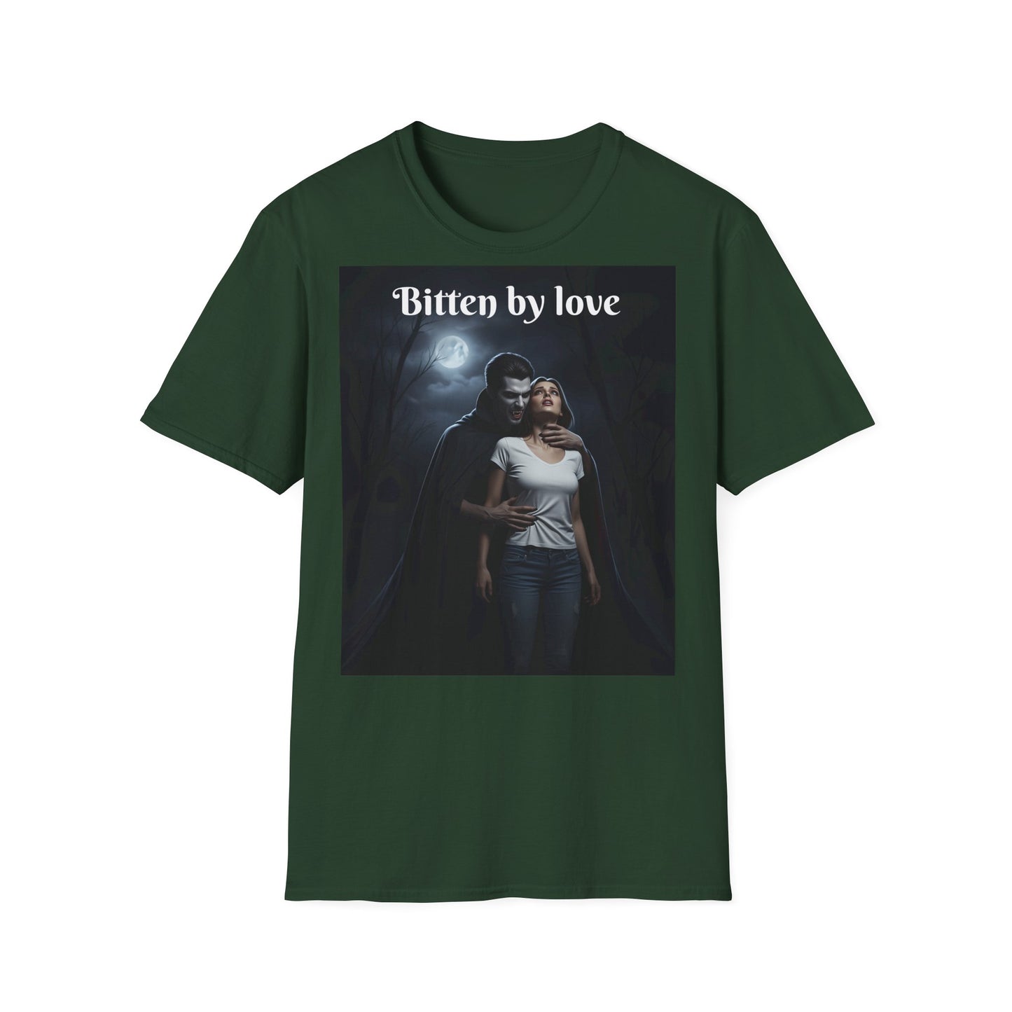 Customizable Unisex Cotton Softstyle Halloween T-Shirt - Romantic Gift, Couple's Apparel, Halloween Costume, Love Story Merchandise, Vintage Graphic Tee