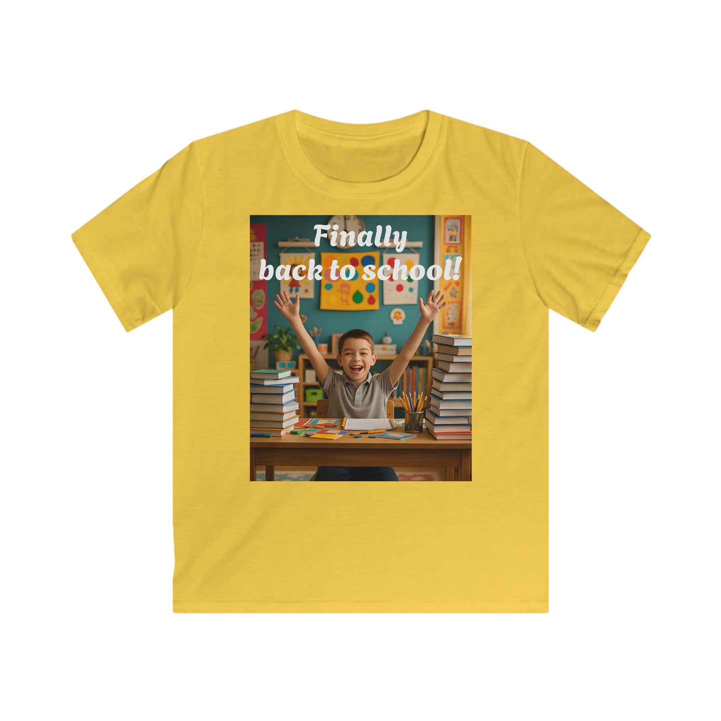 Customizable Cotton Kids T-Shirt - Back to School!