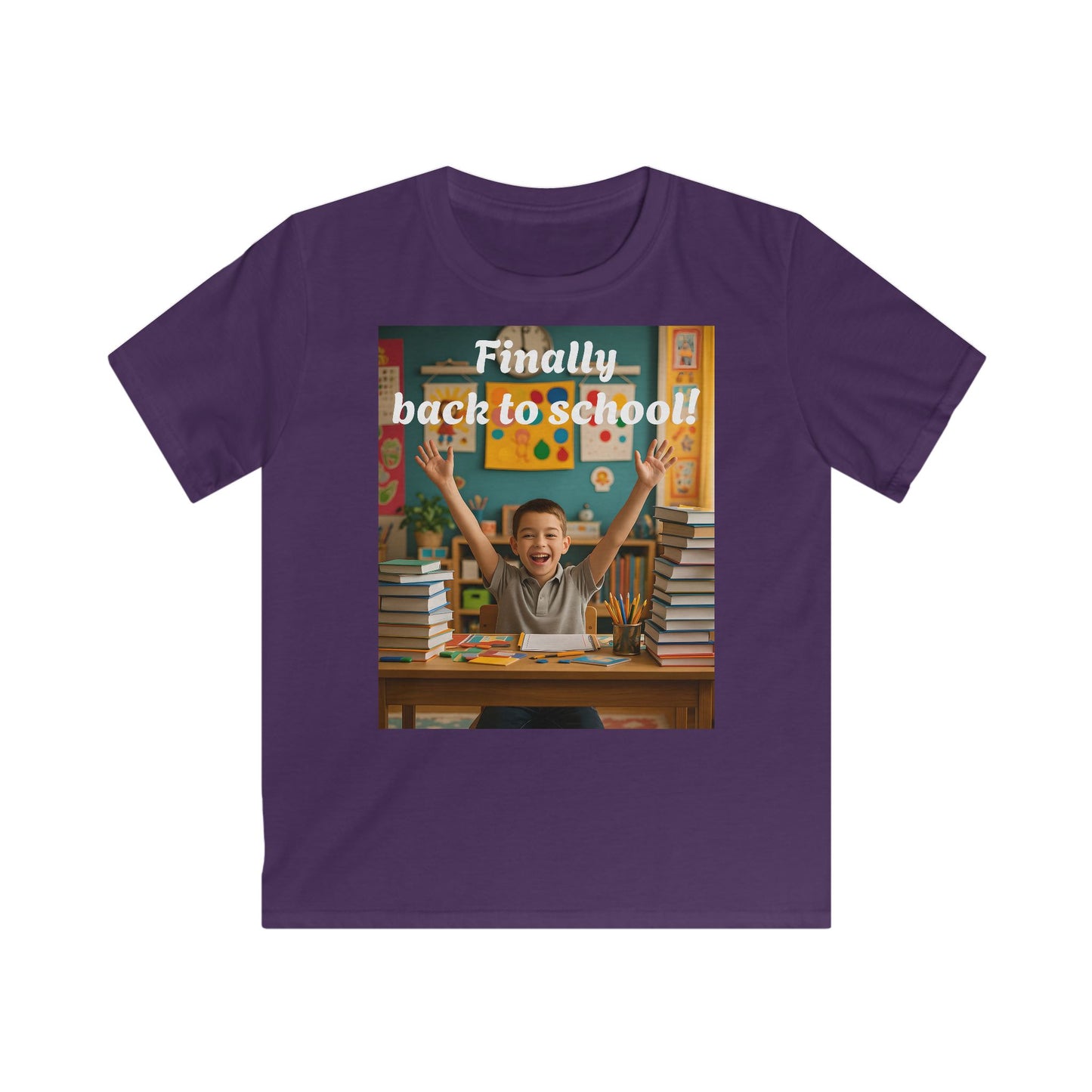 Customizable Cotton Kids T-Shirt - Back to School!