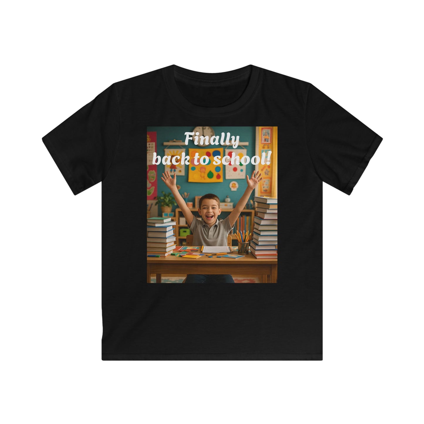 Customizable Cotton Kids T-Shirt - Back to School!