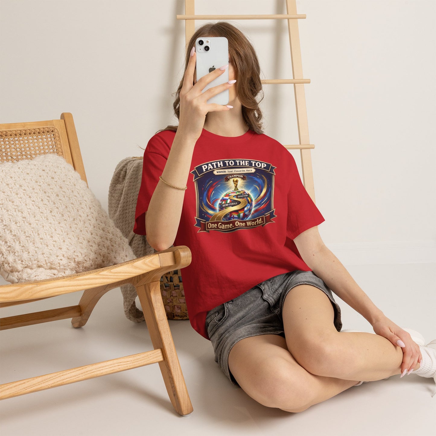 World Cup 2026 Cotton T-Shirt — “One Game. One World”