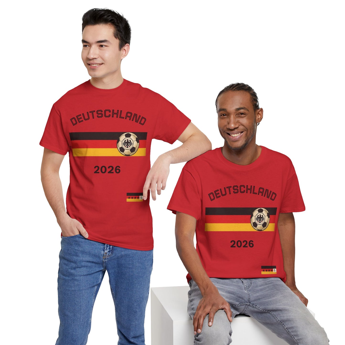 Deutschland 2026 World Cup T-Shirt — German Flag Football Shirt