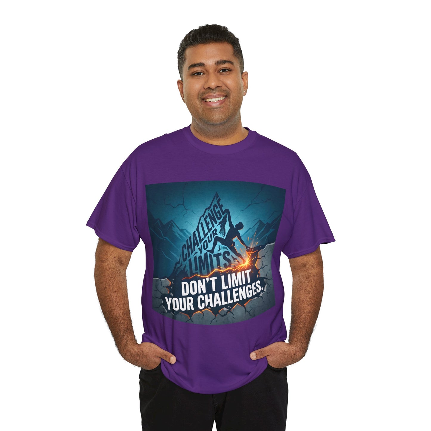Motivational T-Shirts - "Don't Limit Your Challenges" Inspirational Breakthrough T-Shirt