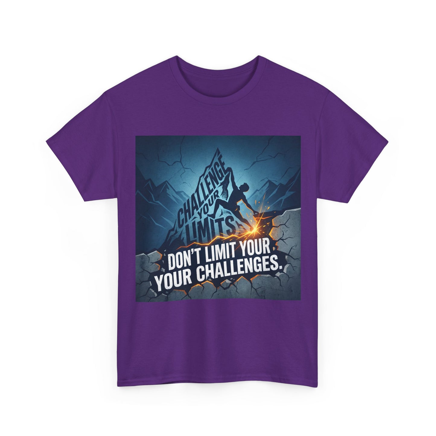 Motivational T-Shirts - "Don't Limit Your Challenges" Inspirational Breakthrough T-Shirt