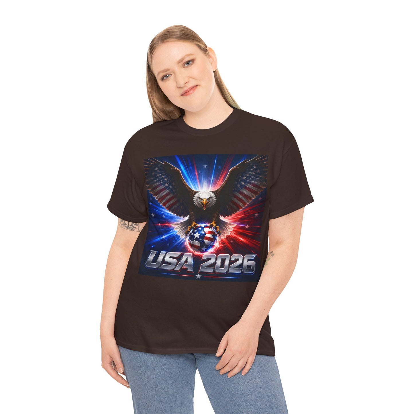 USA 2026 World Cup T-Shirt — USA Fans American Flag Design