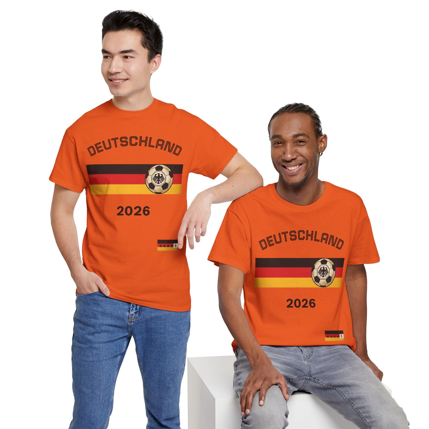 Deutschland 2026 World Cup T-Shirt — German Flag Football Shirt