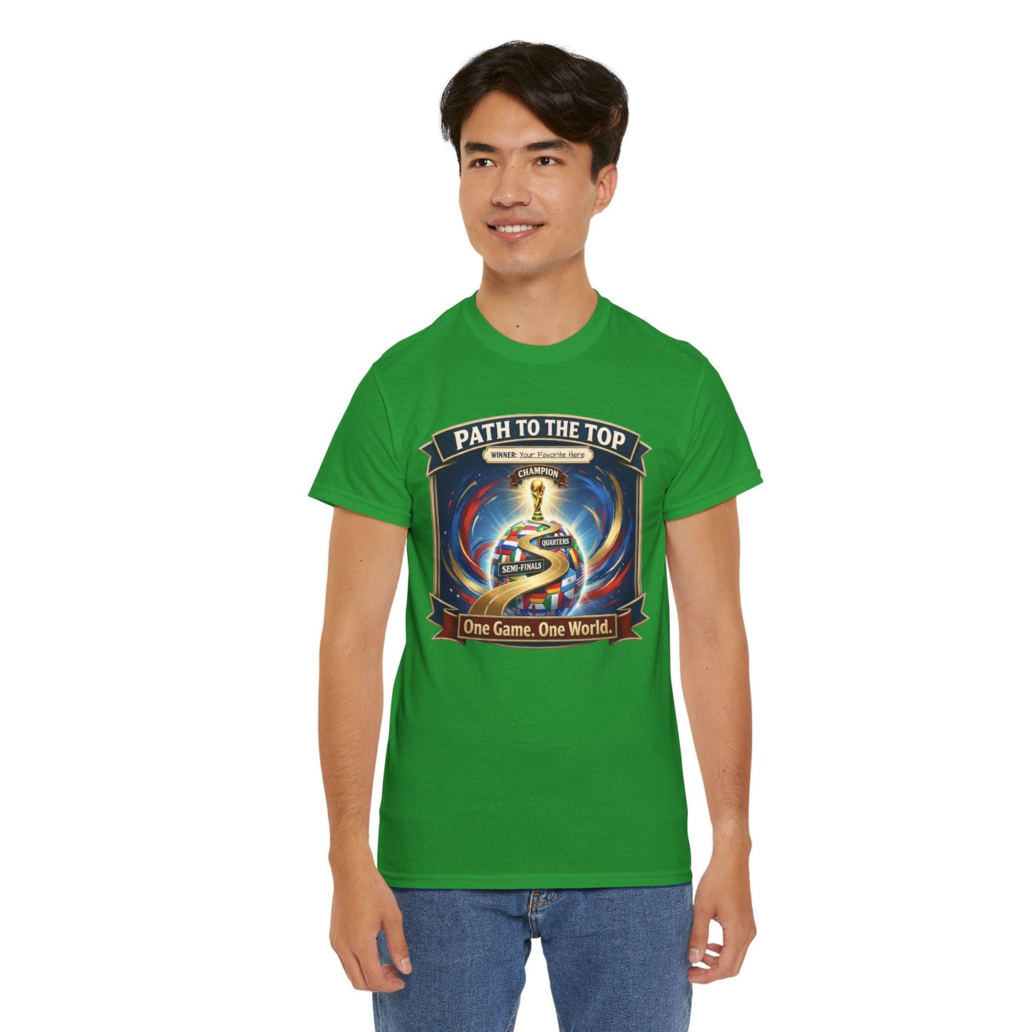 World Cup 2026 Cotton T-Shirt — “One Game. One World”