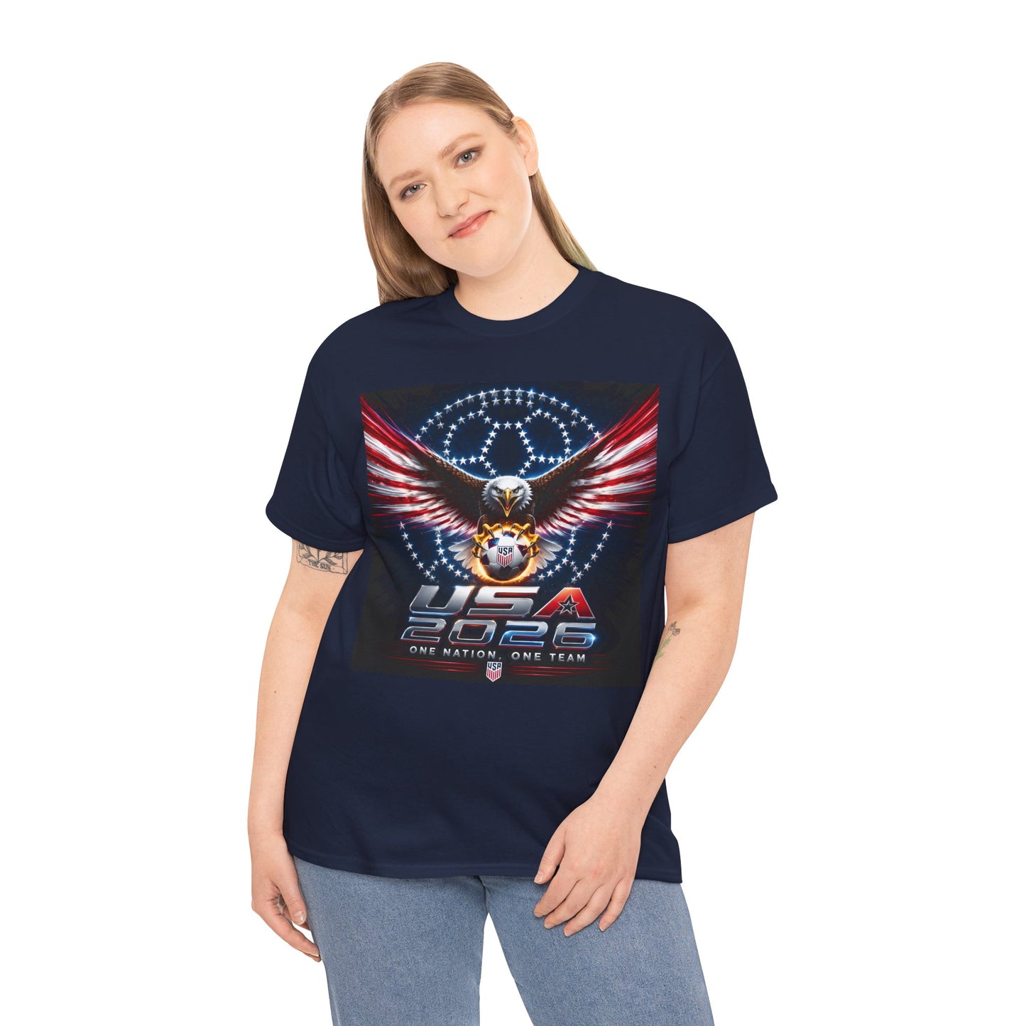 USA 2026 World Cup T-Shirt —  One Nation One Team cotton T-Shirt