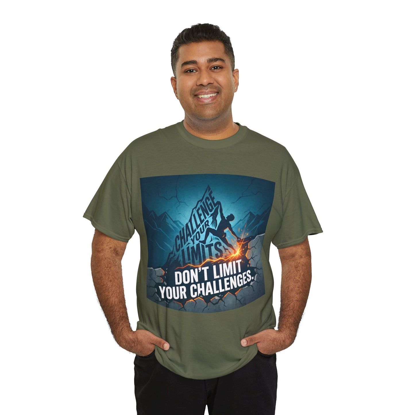 Motivational T-Shirts - "Don't Limit Your Challenges" Inspirational Breakthrough T-Shirt
