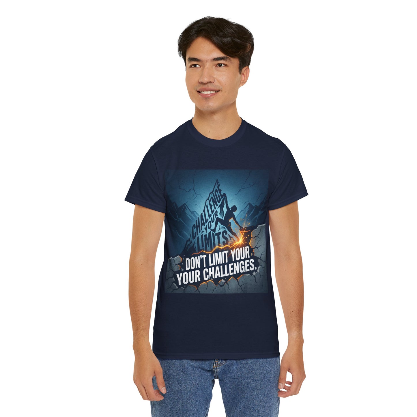 Motivational T-Shirts - "Don't Limit Your Challenges" Inspirational Breakthrough T-Shirt