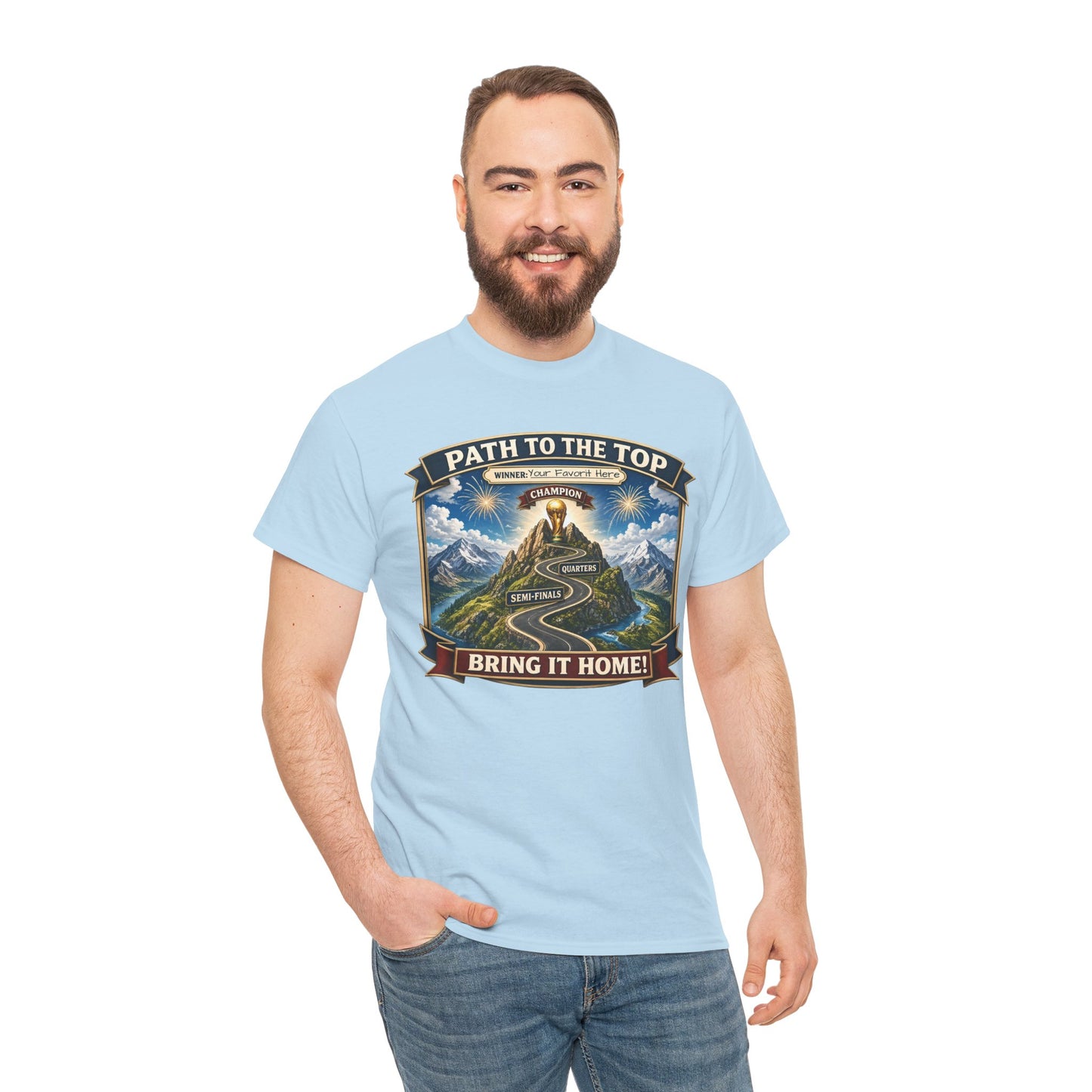 World Cup 2026 Cotton T-Shirt — “Your Favorite at the Top”