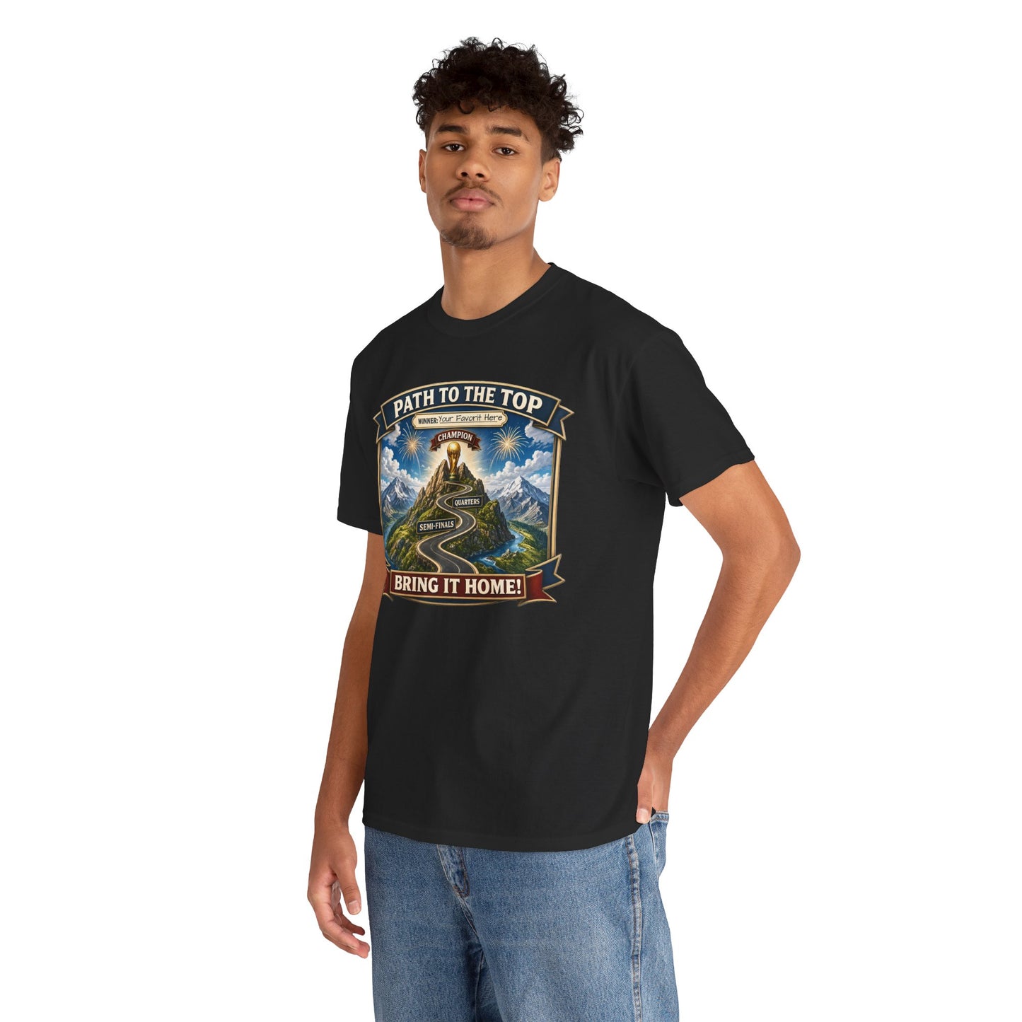 World Cup 2026 Cotton T-Shirt — “Your Favorite at the Top”