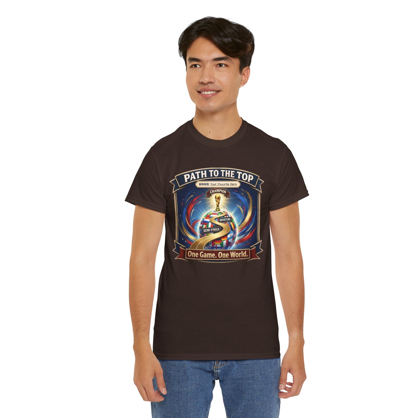 World Cup 2026 Cotton T-Shirt — “One Game. One World”