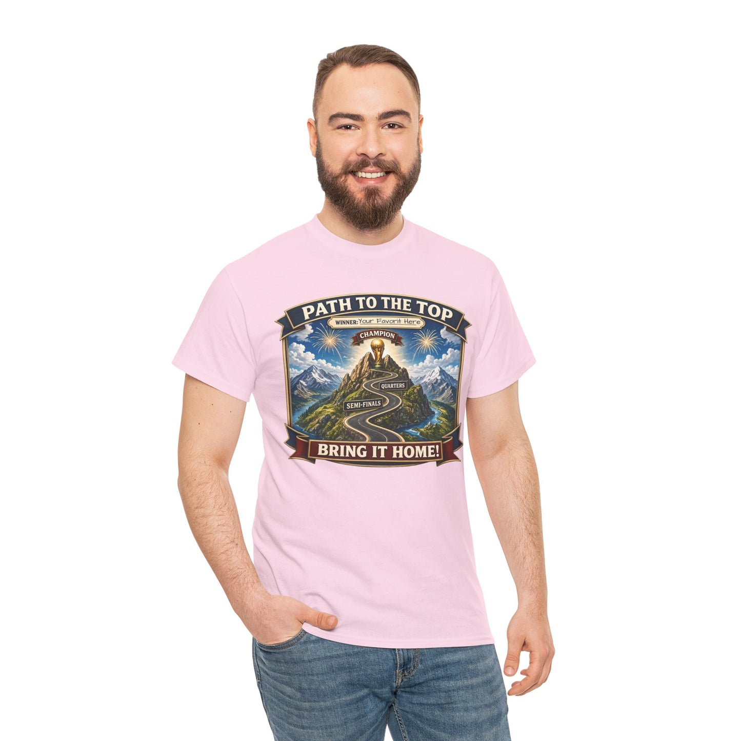 World Cup 2026 Cotton T-Shirt — “Your Favorite at the Top”