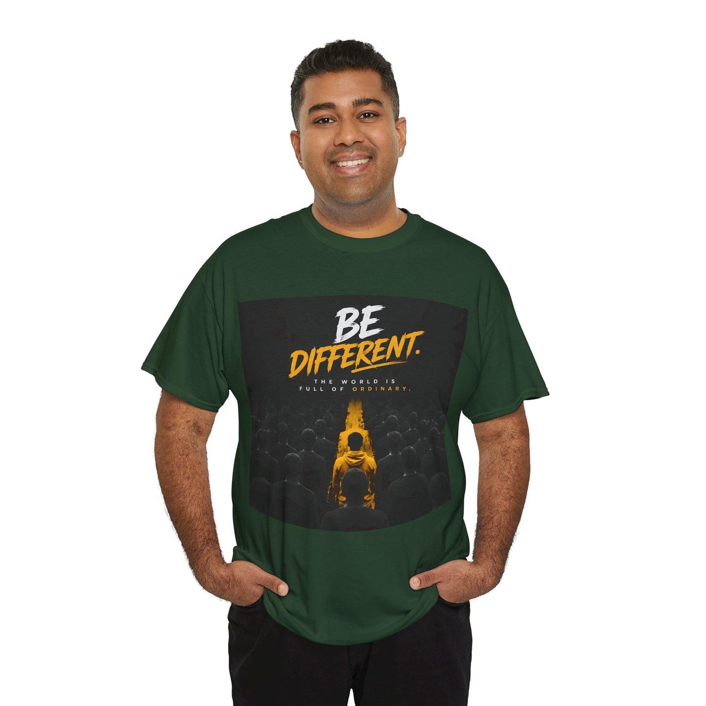 Motivational T-Shirts  "Be Different"  — Inspirational Graphic Cotton T-Shirt