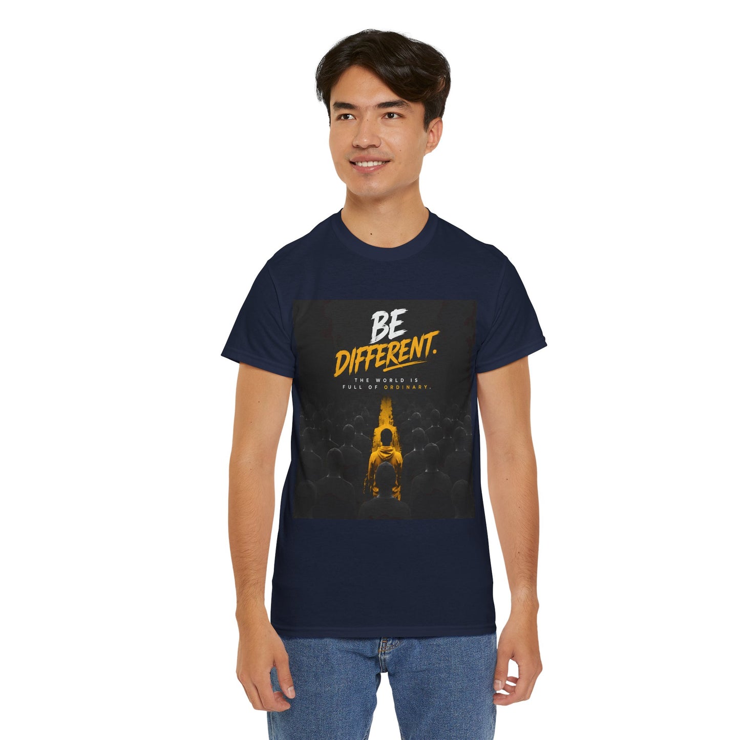 Motivational T-Shirts  "Be Different"  — Inspirational Graphic Cotton T-Shirt