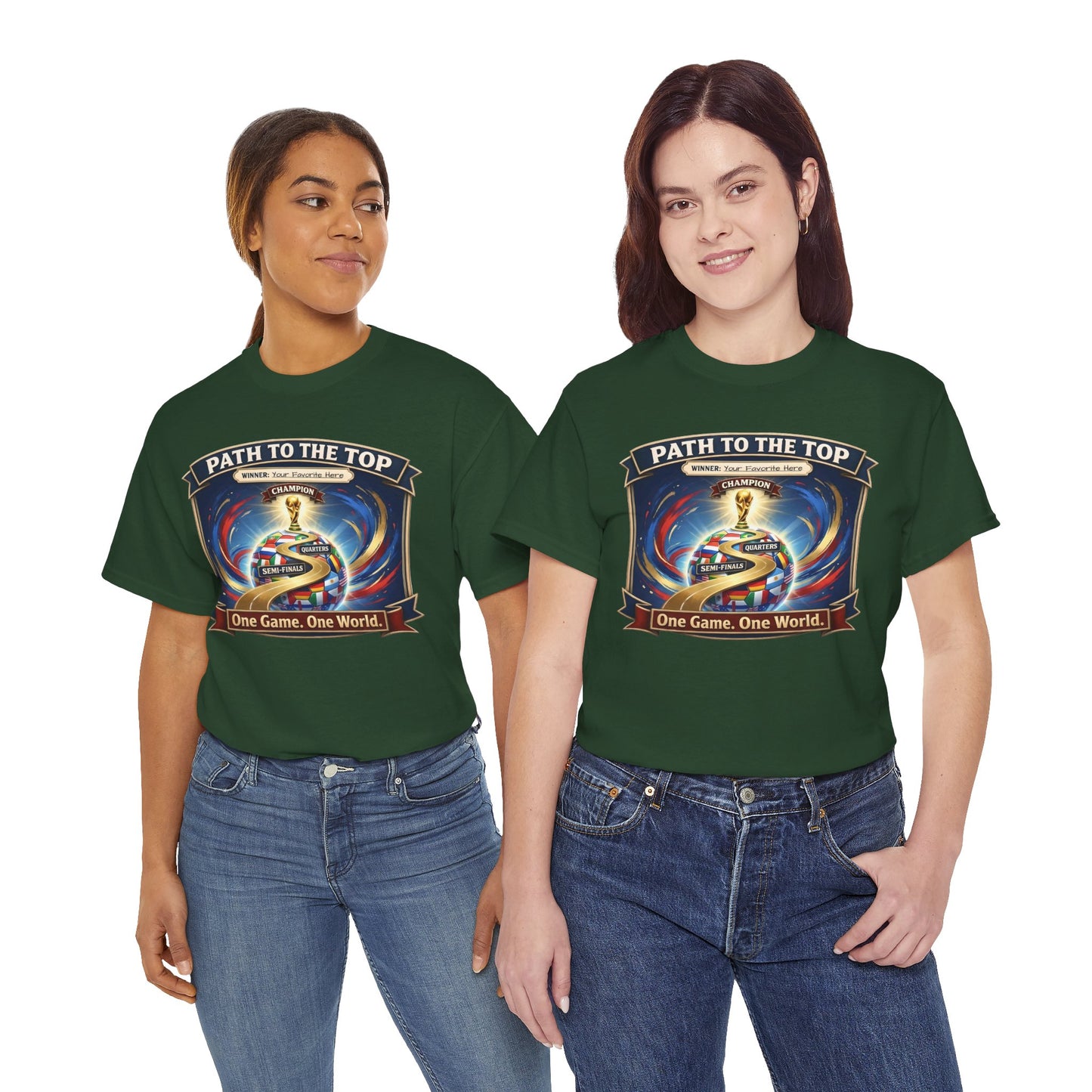 World Cup 2026 Cotton T-Shirt — “One Game. One World”