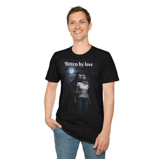 Customizable Unisex Cotton Softstyle Halloween T-Shirt - Romantic Gift, Couple's Apparel, Halloween Costume, Love Story Merchandise, Vintage Graphic Tee