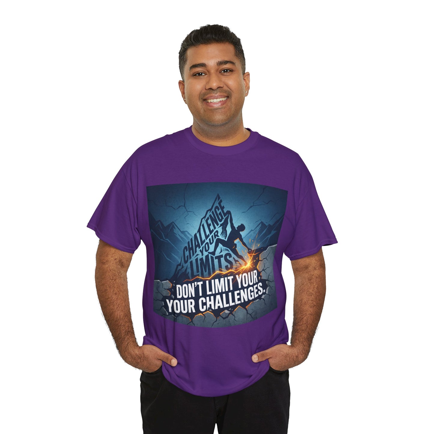 Motivational T-Shirts - "Don't Limit Your Challenges" Inspirational Breakthrough T-Shirt
