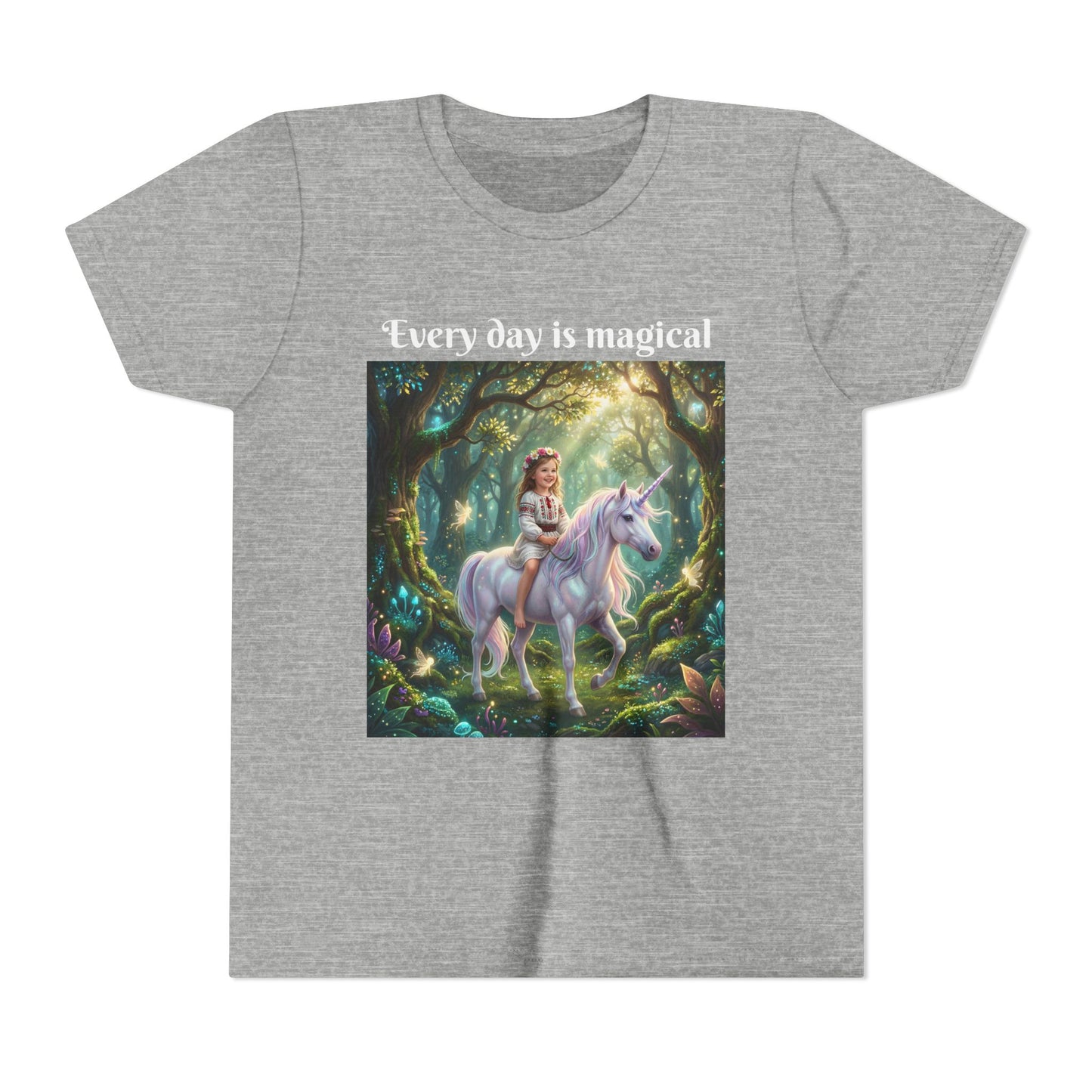 Custom T-Shirt "Princess on Unicorn" – Personalized with your Child Face
