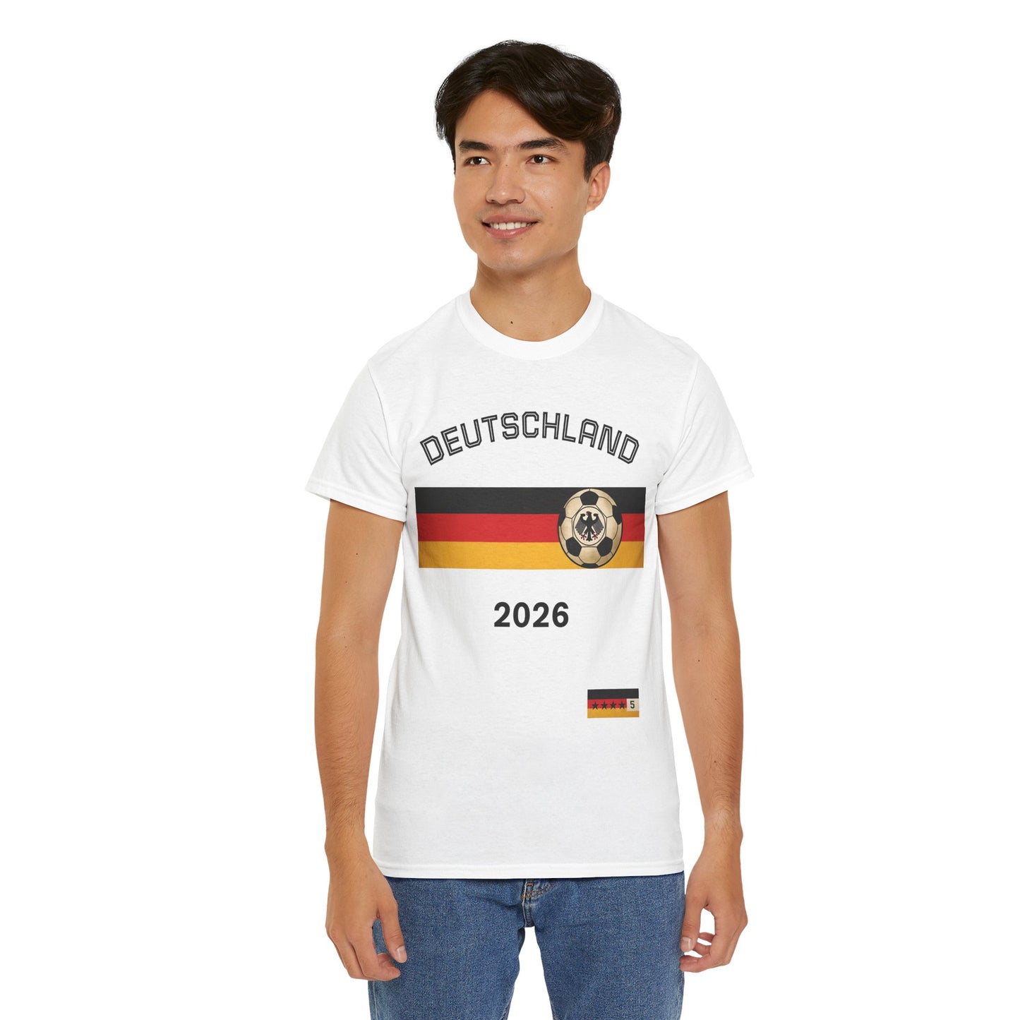 Deutschland 2026 World Cup T-Shirt — German Flag Football Shirt