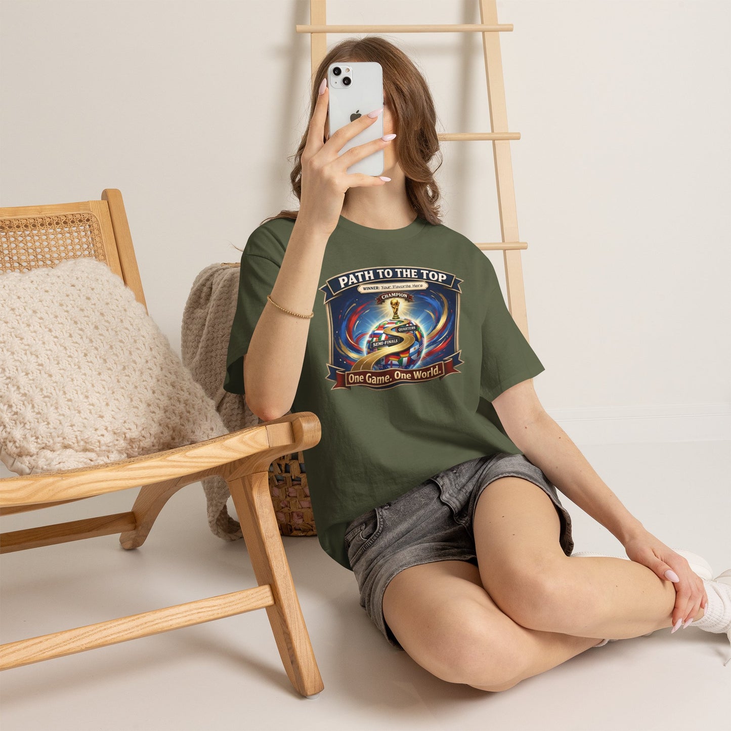 World Cup 2026 Cotton T-Shirt — “One Game. One World”