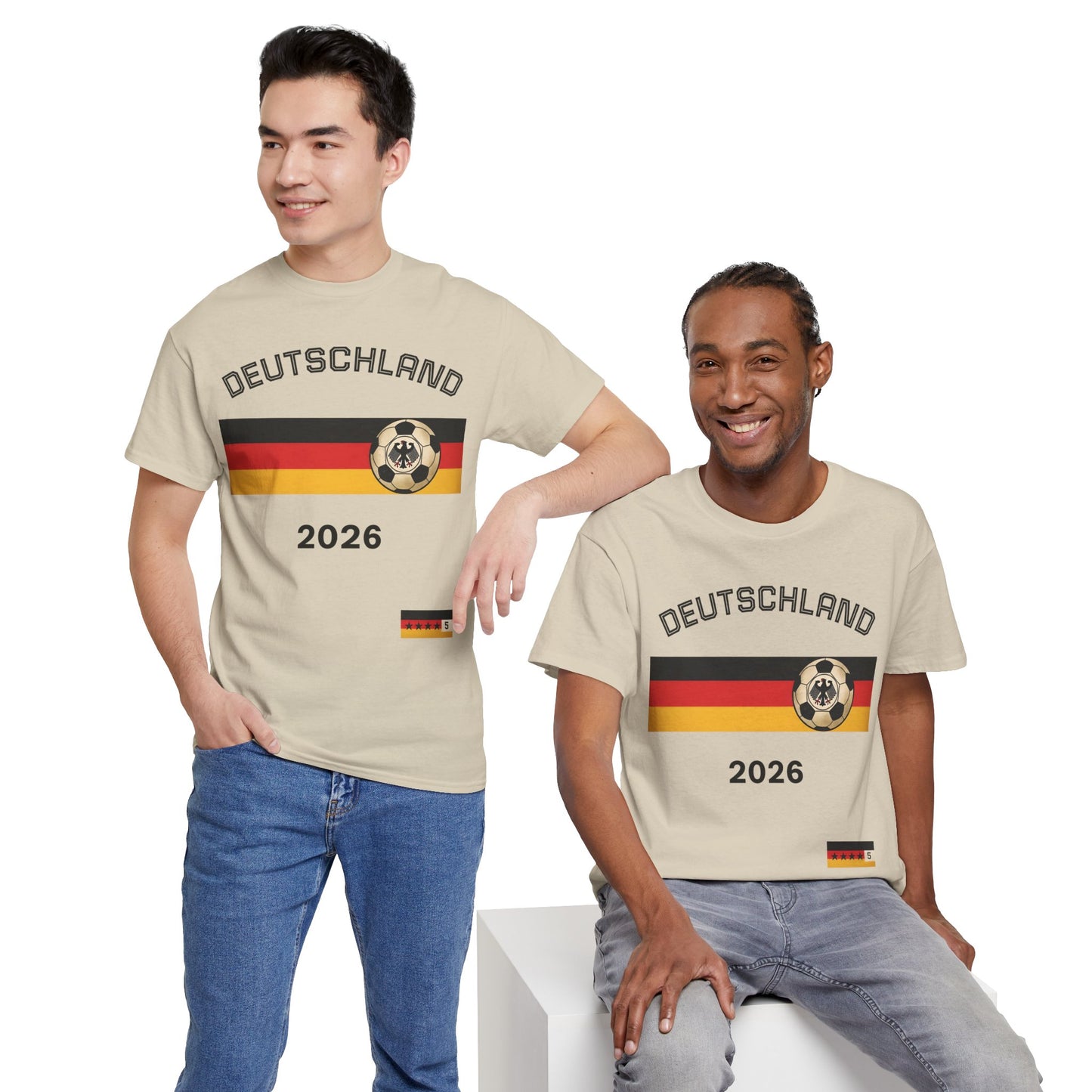 Deutschland 2026 World Cup T-Shirt — German Flag Football Shirt
