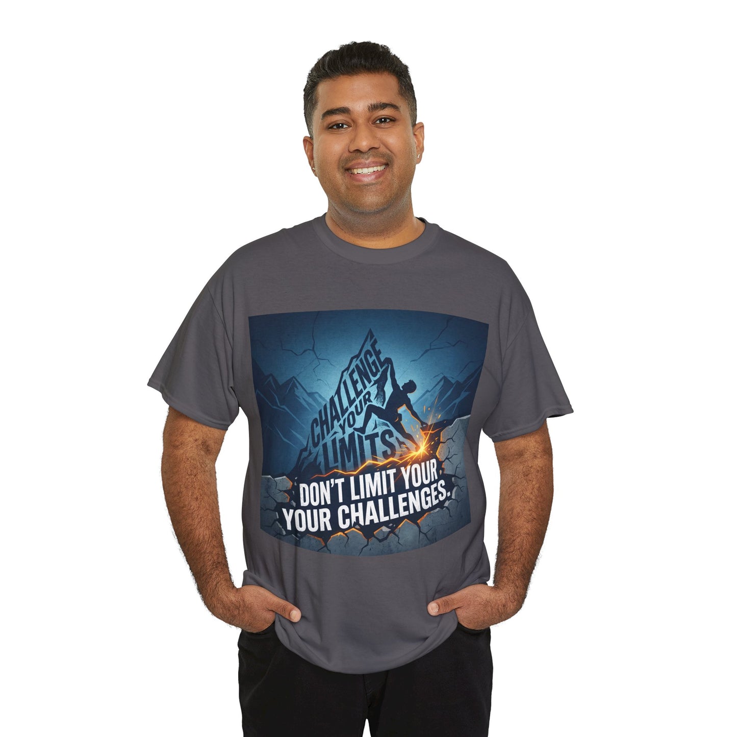 Motivational T-Shirts - "Don't Limit Your Challenges" Inspirational Breakthrough T-Shirt