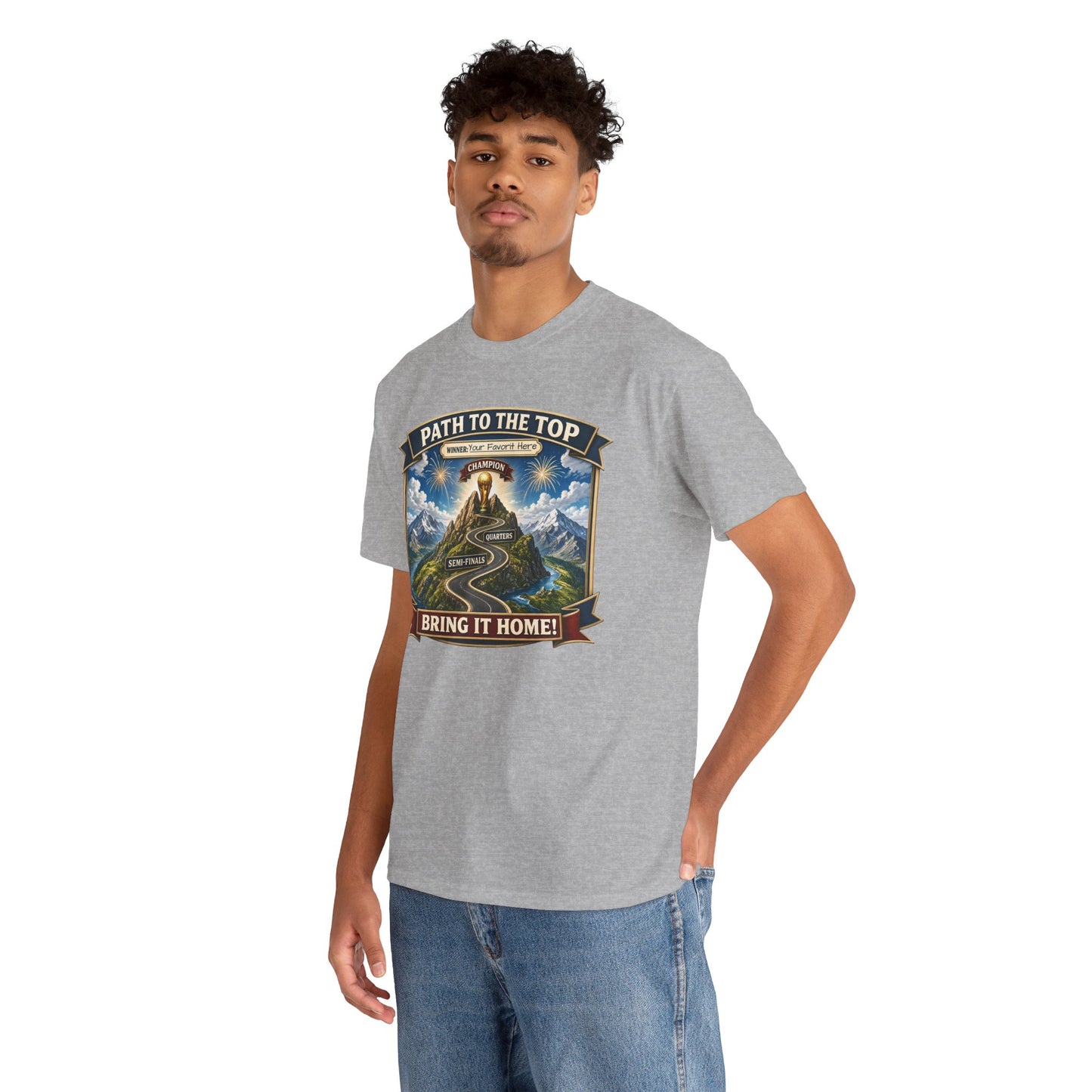 World Cup 2026 Cotton T-Shirt — “Your Favorite at the Top”