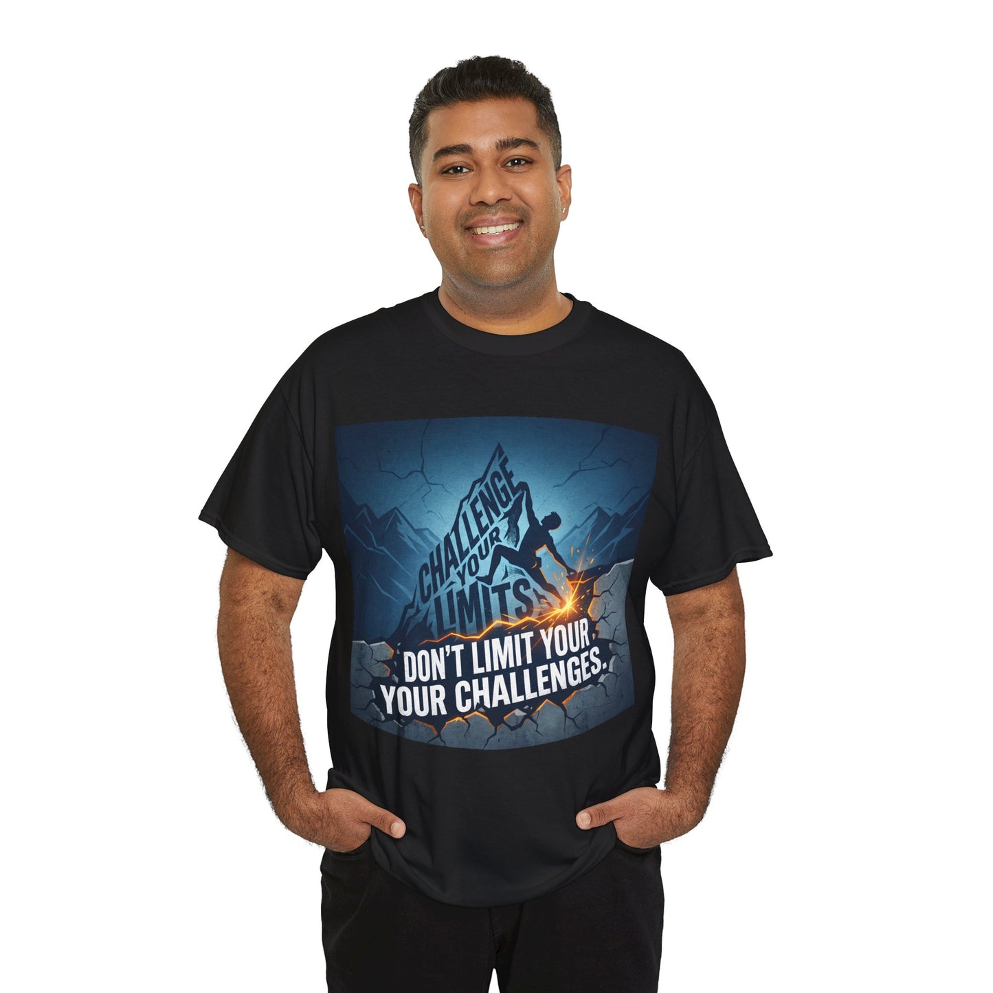 Motivational T-Shirts - "Don't Limit Your Challenges" Inspirational Breakthrough T-Shirt