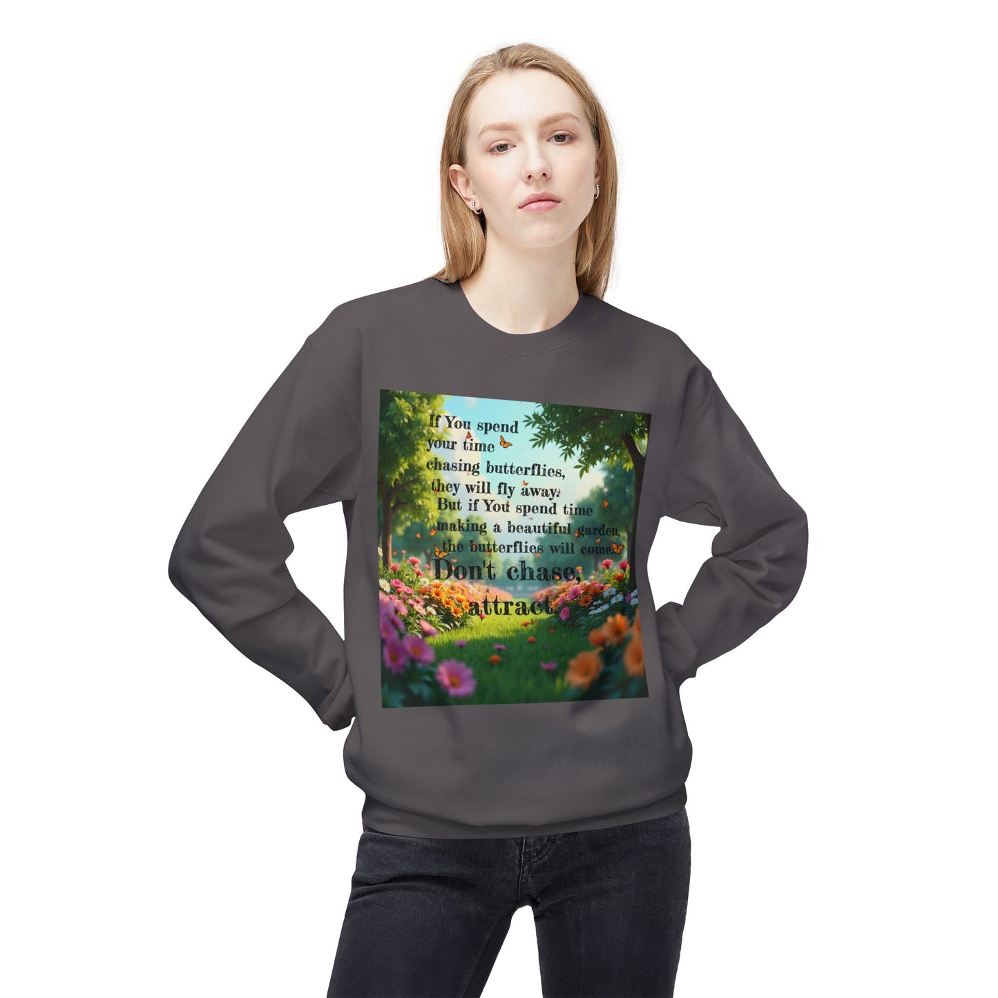 Bloom and Attract -  Midweight Softstyle Sweatshirt
