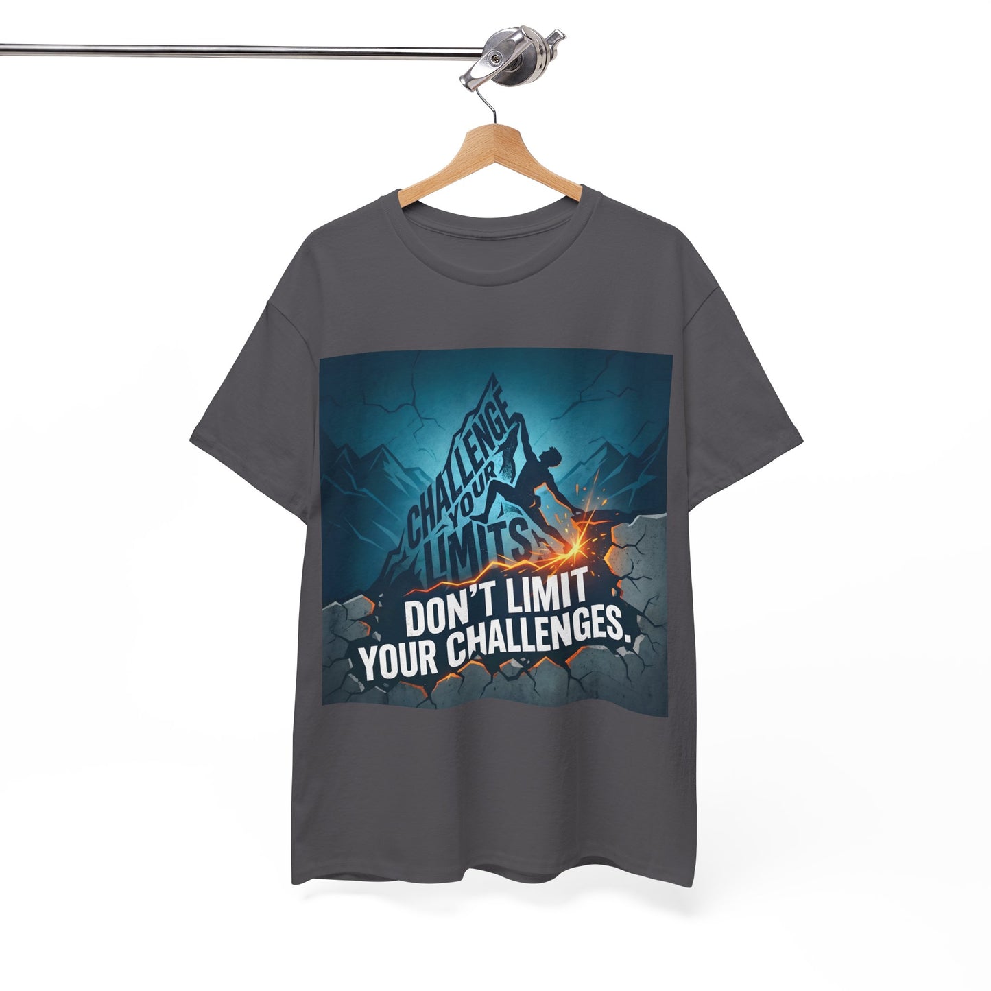Motivational T-Shirts - "Don't Limit Your Challenges" Inspirational Breakthrough T-Shirt