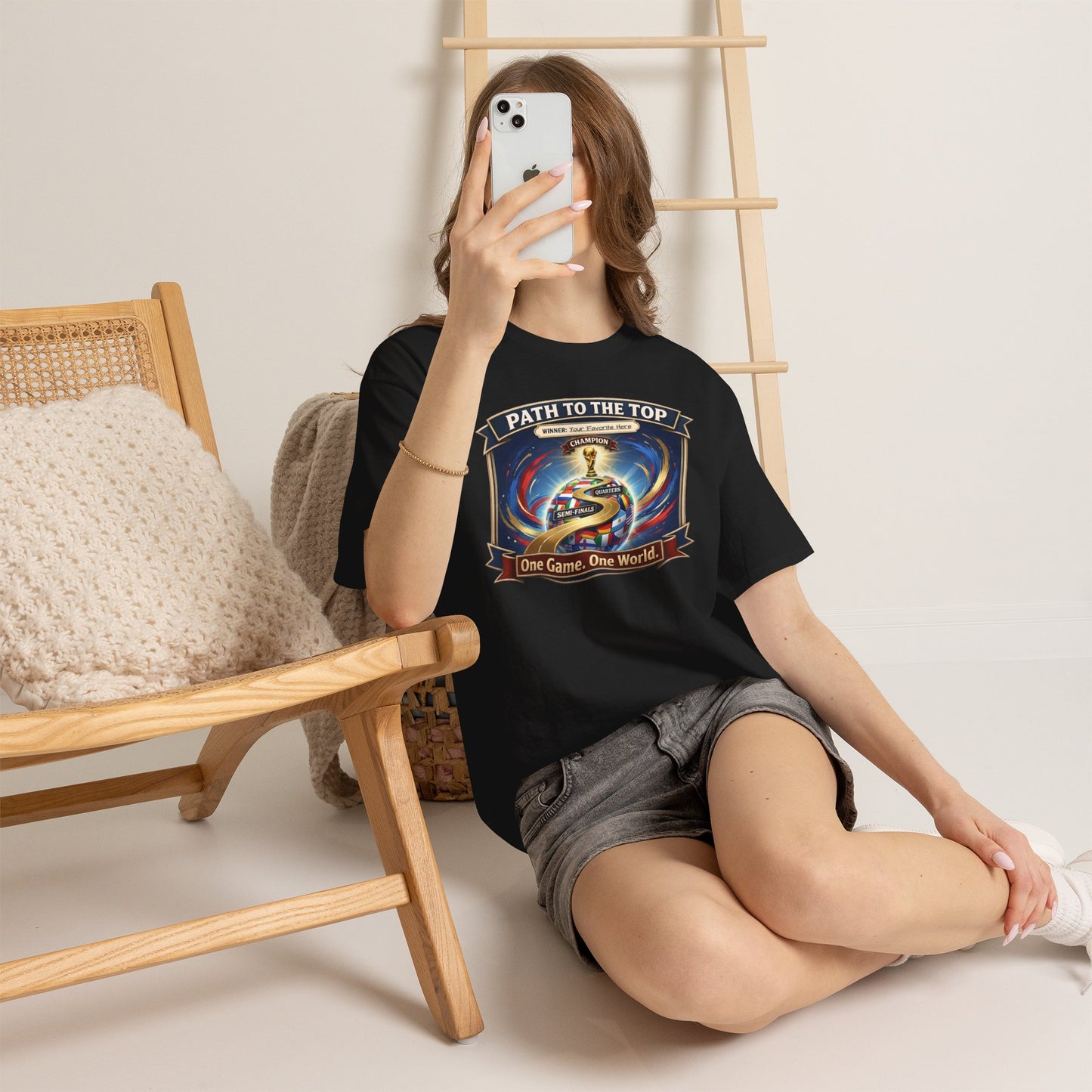 World Cup 2026 Cotton T-Shirt — “One Game. One World”