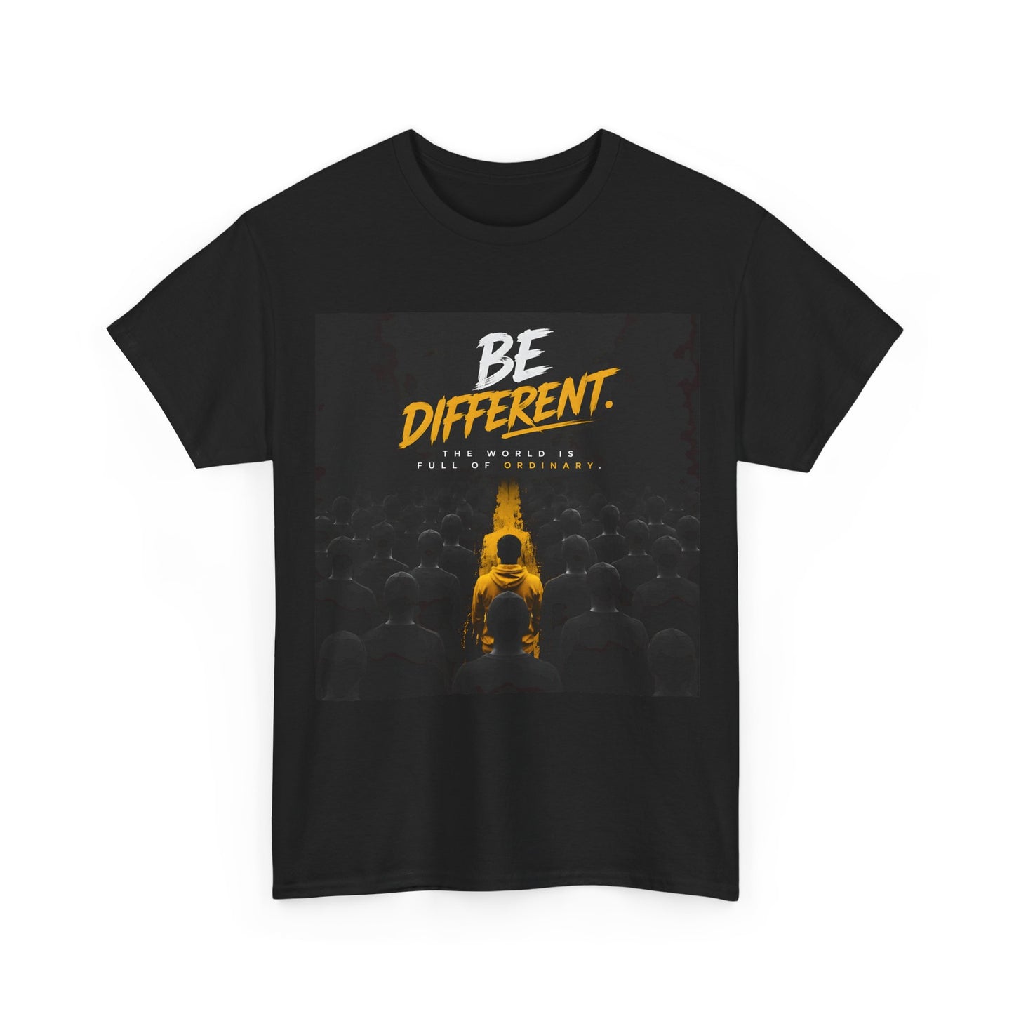 Motivational T-Shirts  "Be Different"  — Inspirational Graphic Cotton T-Shirt
