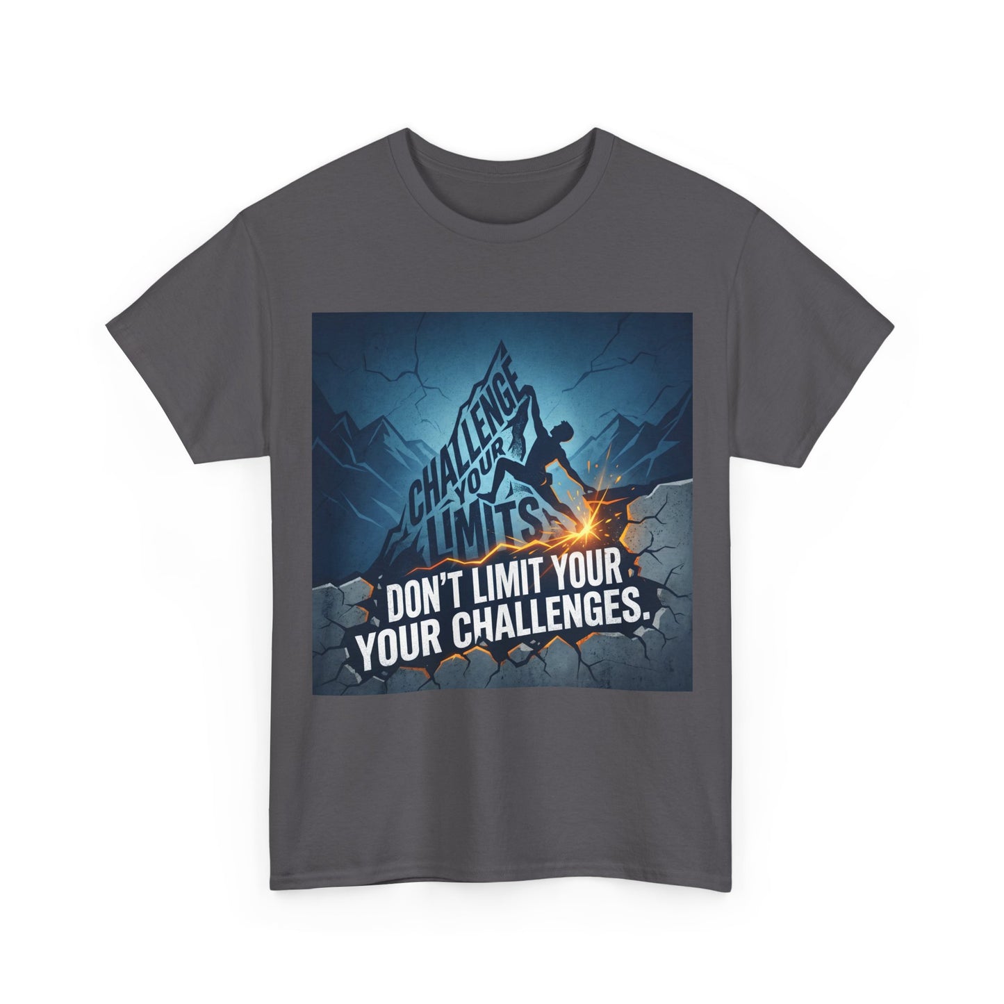 Motivational T-Shirts - "Don't Limit Your Challenges" Inspirational Breakthrough T-Shirt