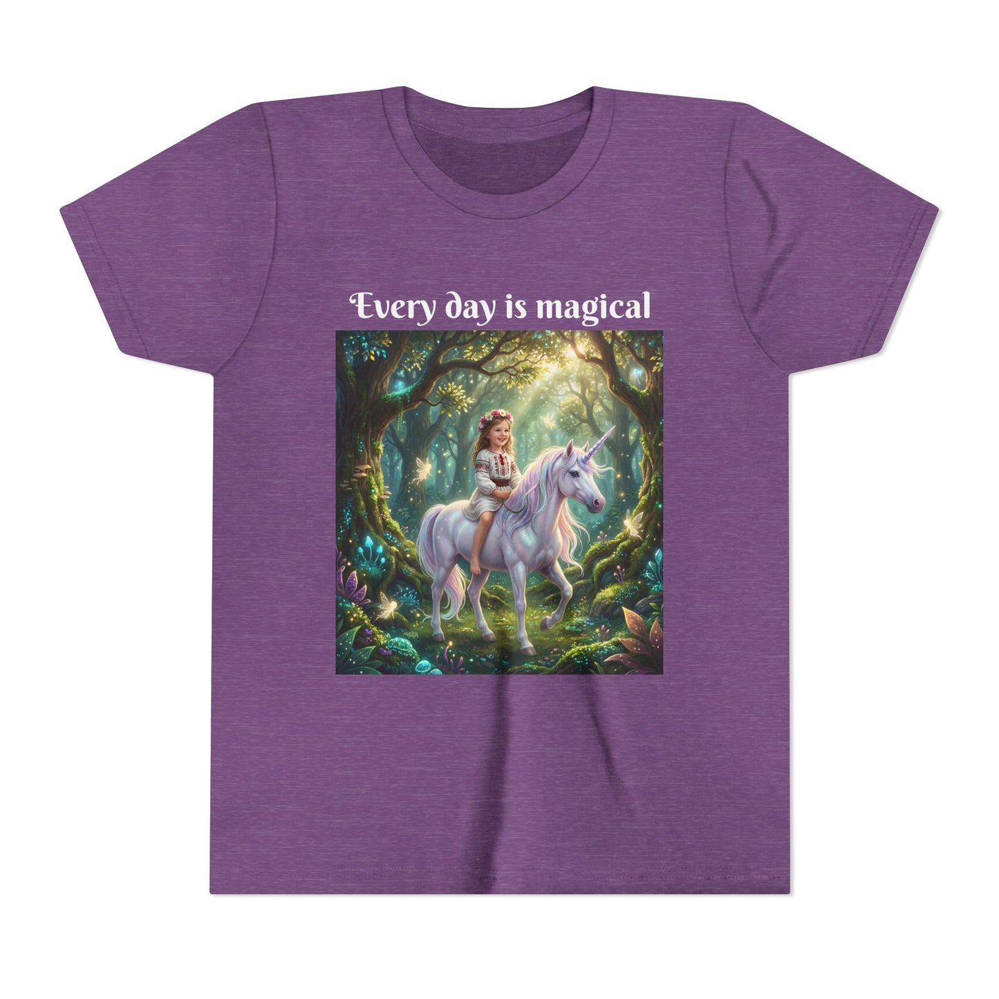 Custom T-Shirt "Princess on Unicorn" – Personalized with your Child Face