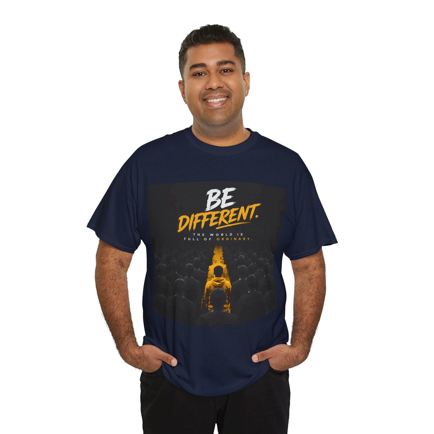 Motivational T-Shirts  "Be Different"  — Inspirational Graphic Cotton T-Shirt