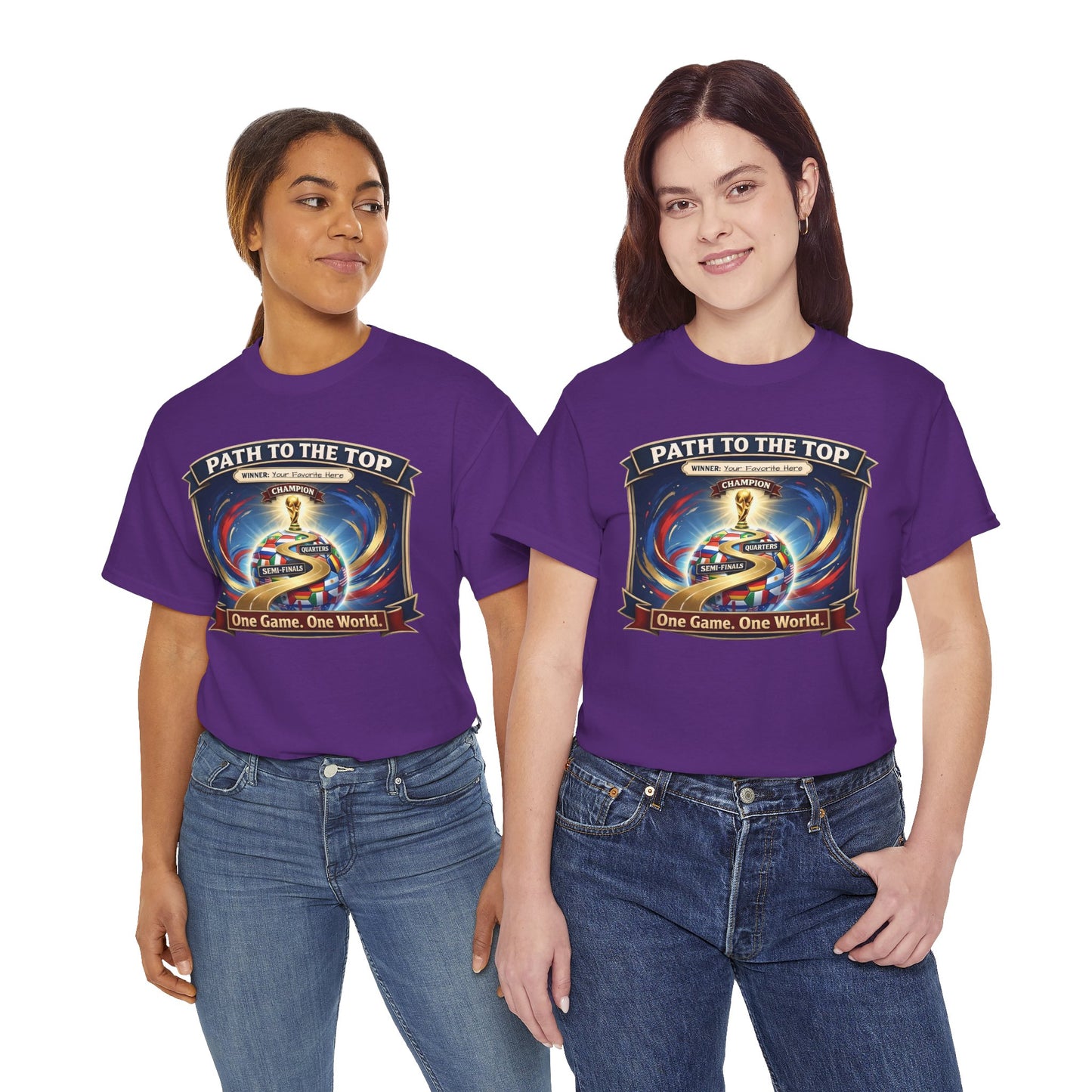 World Cup 2026 Cotton T-Shirt — “One Game. One World”