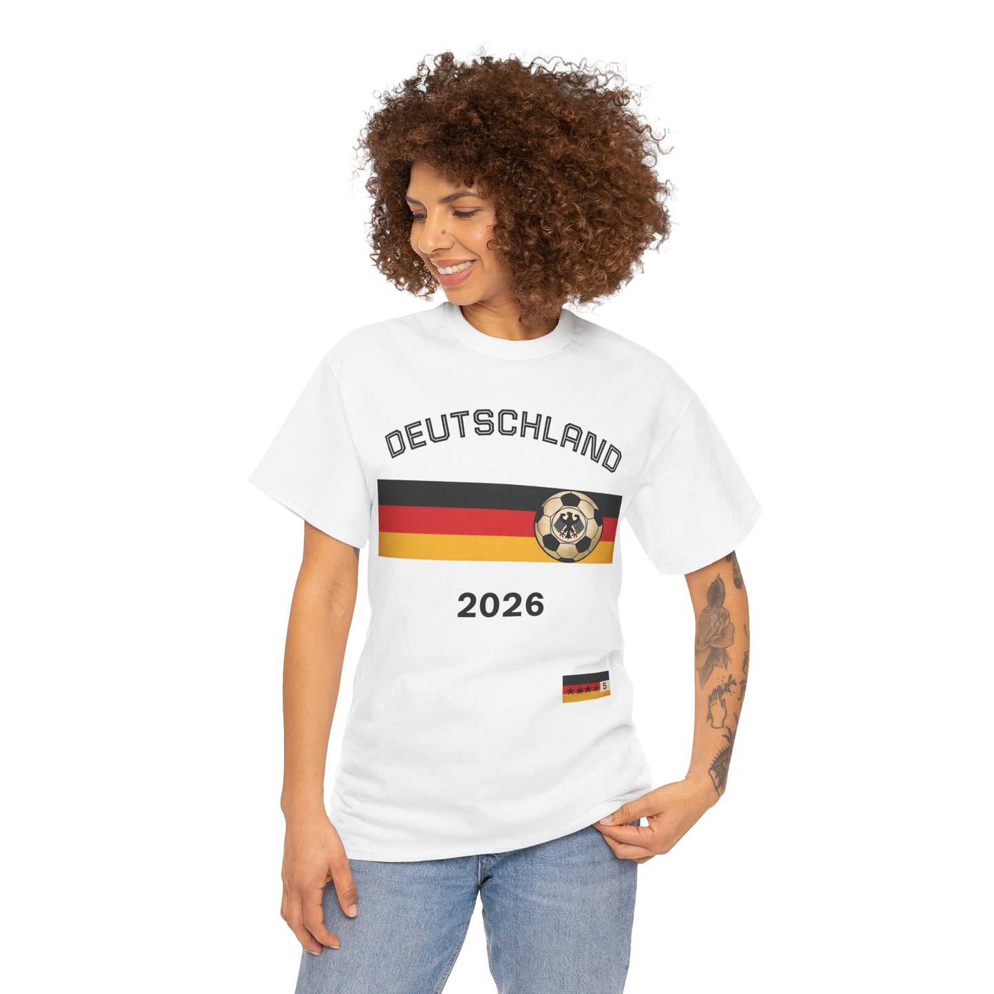 Deutschland 2026 World Cup T-Shirt — German Flag Football Shirt