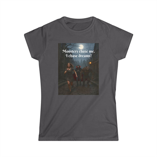 Customizable Woman Cotton Softstyle Halloween T-Shirt - Unique Halloween Apparel..
