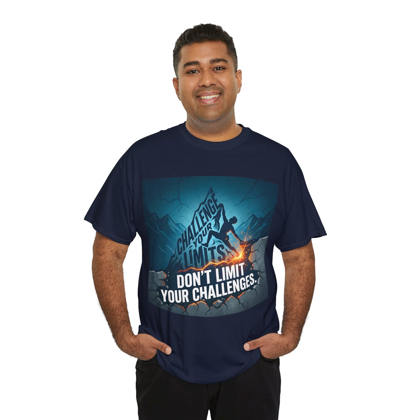 Motivational T-Shirts - "Don't Limit Your Challenges" Inspirational Breakthrough T-Shirt