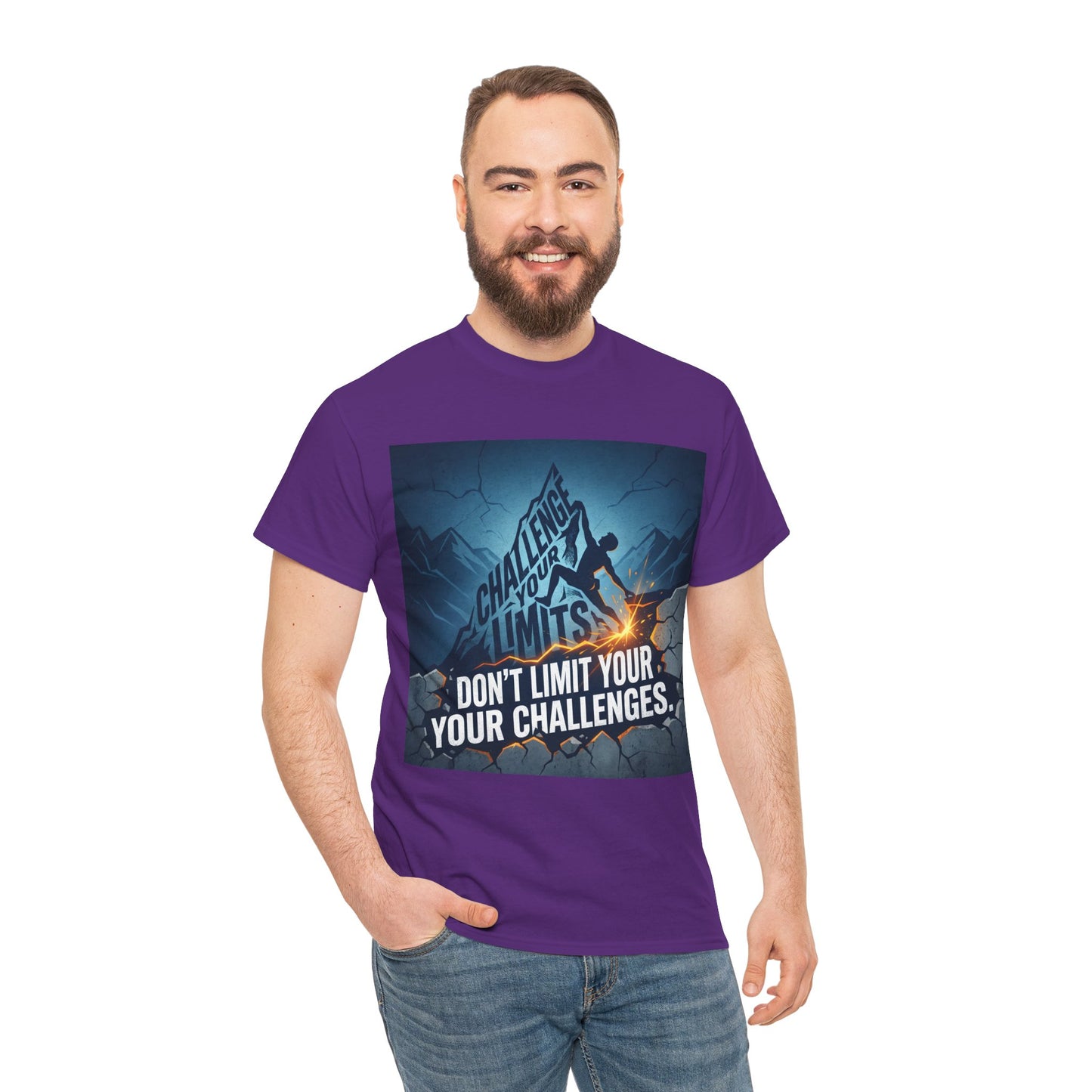 Motivational T-Shirts - "Don't Limit Your Challenges" Inspirational Breakthrough T-Shirt