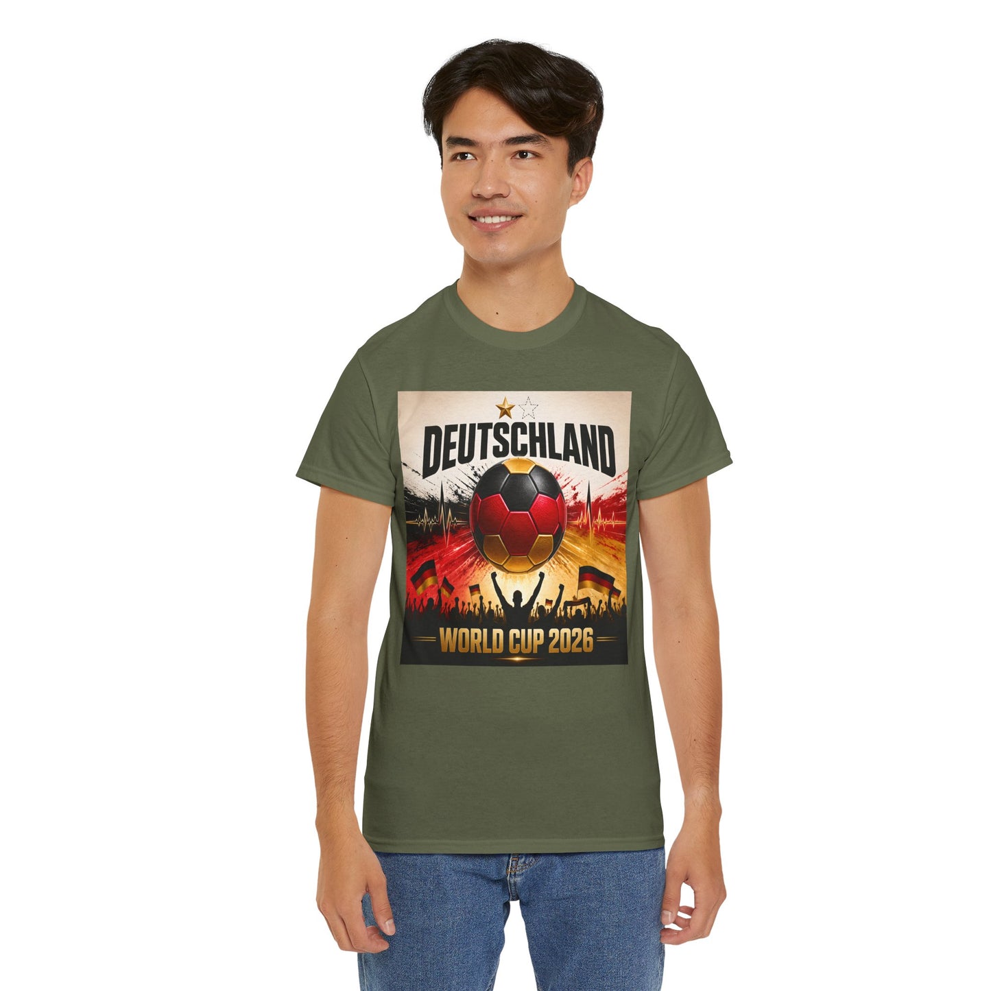 Deutschland World Cup 2026 Soccer T-Shirt — German Football Fan Tee