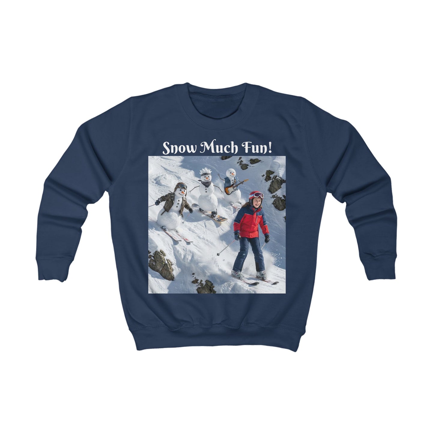 Custom Winter Kids Sweatshirt – Personalized with their Face