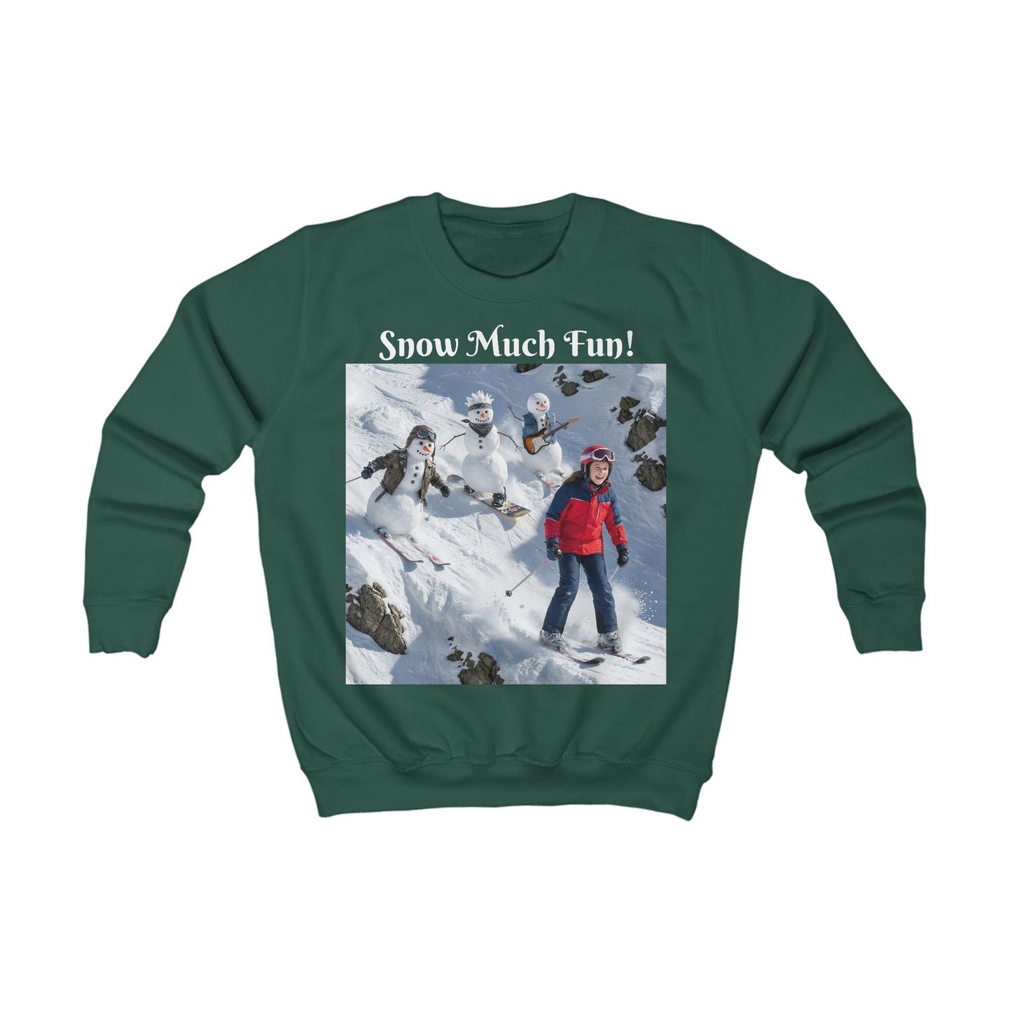 Custom Winter Kids Sweatshirt – Personalized with their Face