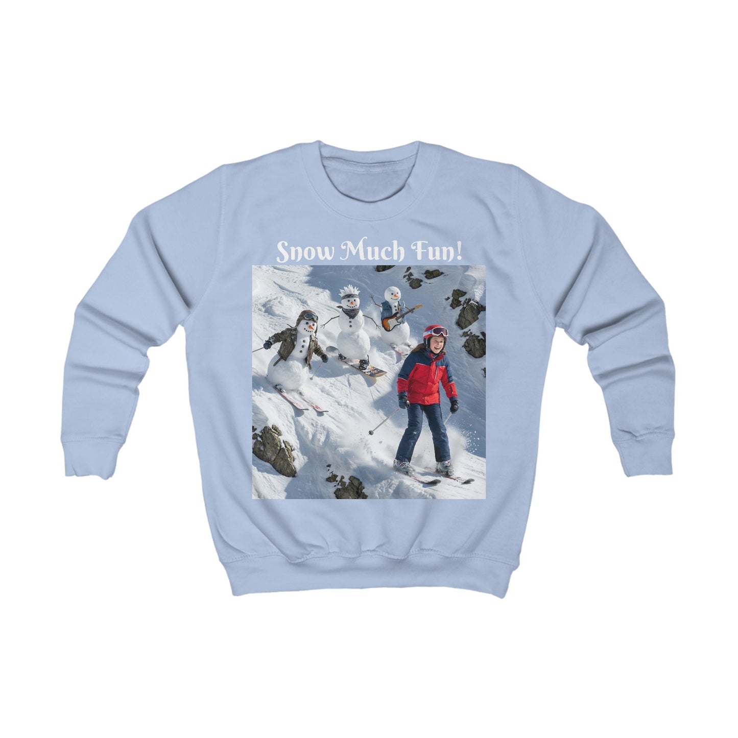 Custom Winter Kids Sweatshirt – Personalized with their Face