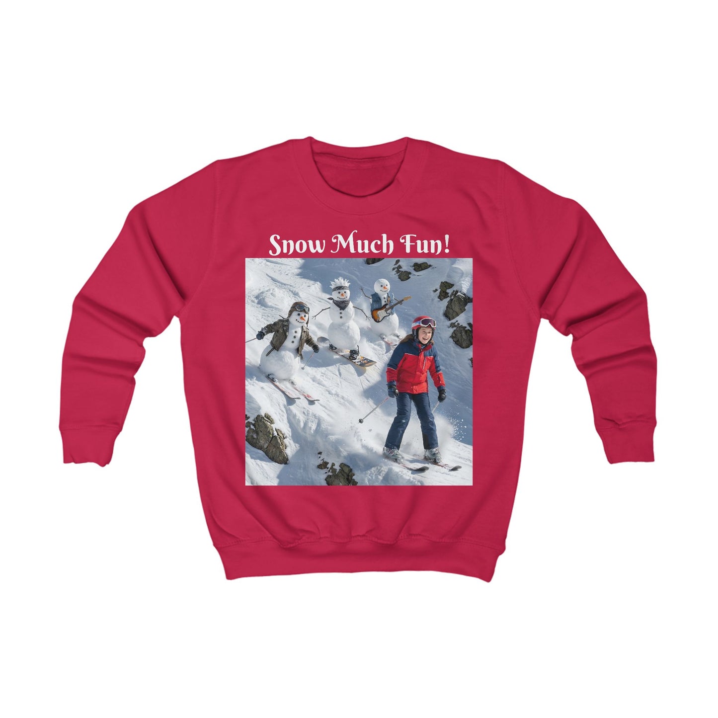 Custom Winter Kids Sweatshirt – Personalized with their Face