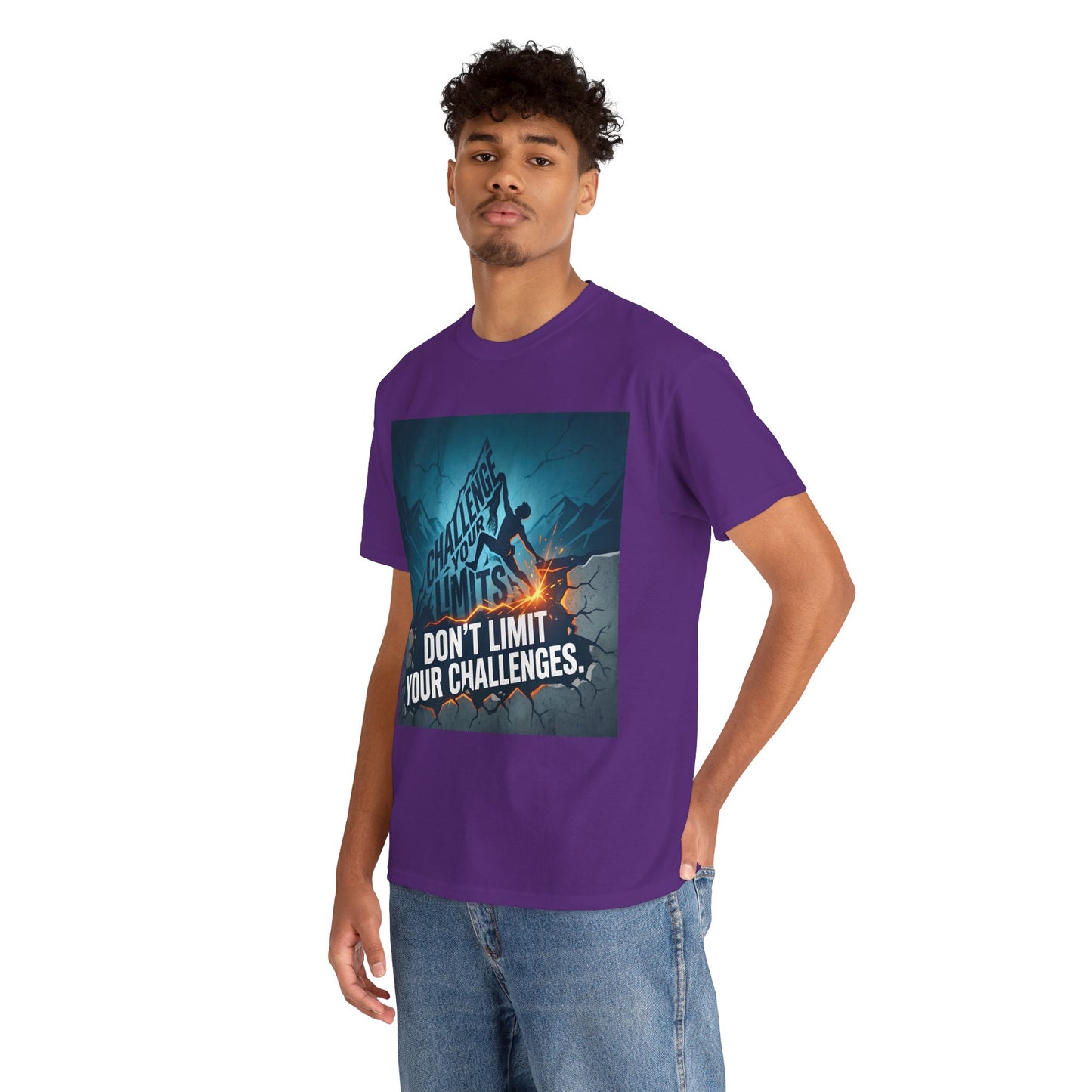 Motivational T-Shirts - "Don't Limit Your Challenges" Inspirational Breakthrough T-Shirt