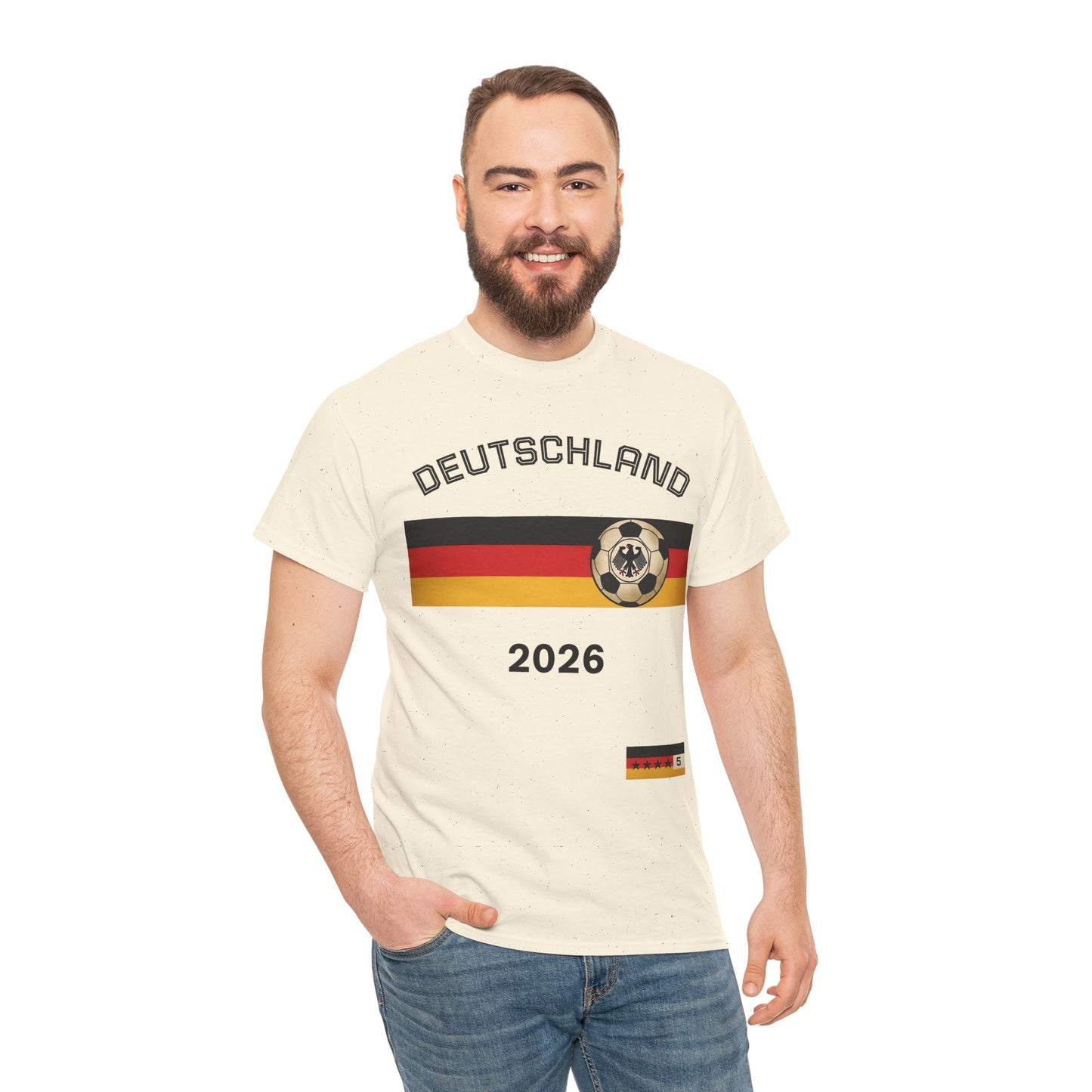 Deutschland 2026 World Cup T-Shirt — German Flag Football Shirt
